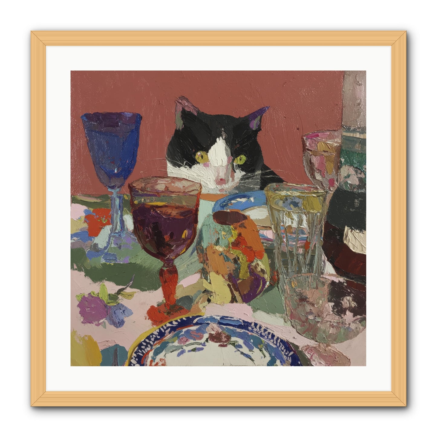 Curiosity Was an Art Form -- Framed Print - Natural 24x24