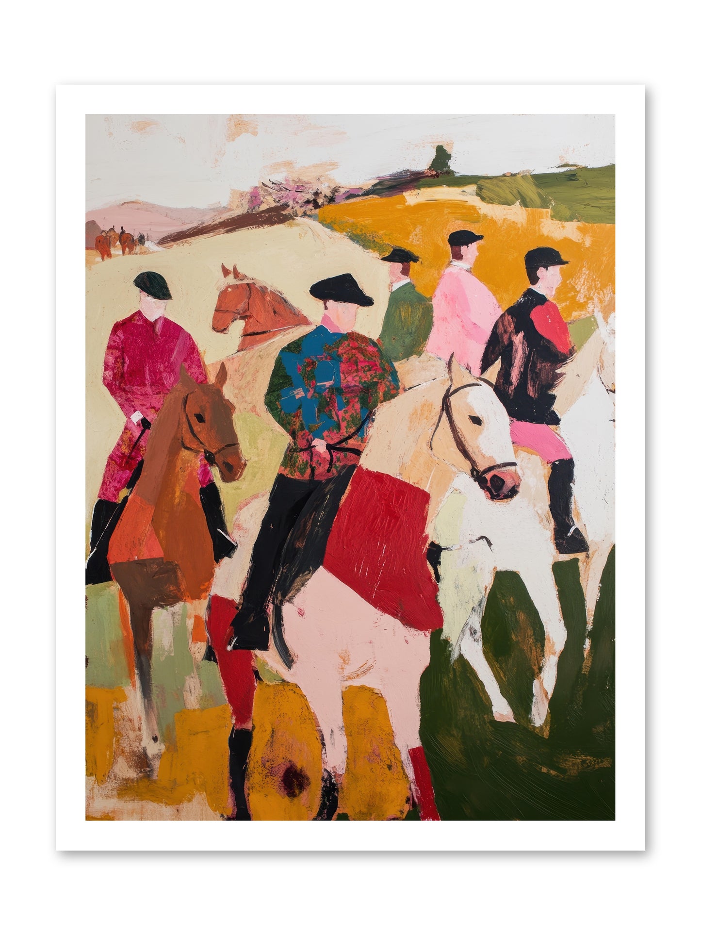 Curious Foxhunter No.1 -- Paper Print 18x24