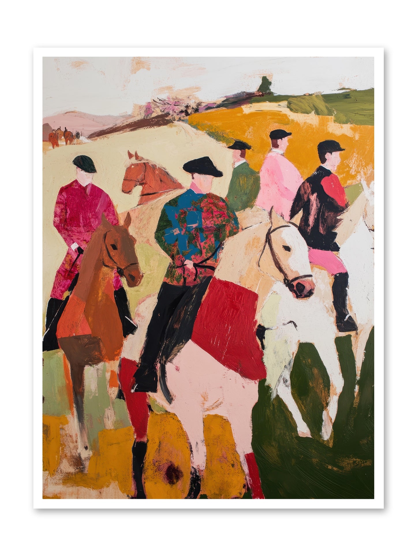 Curious Foxhunter No.1 -- Paper Print 36x48