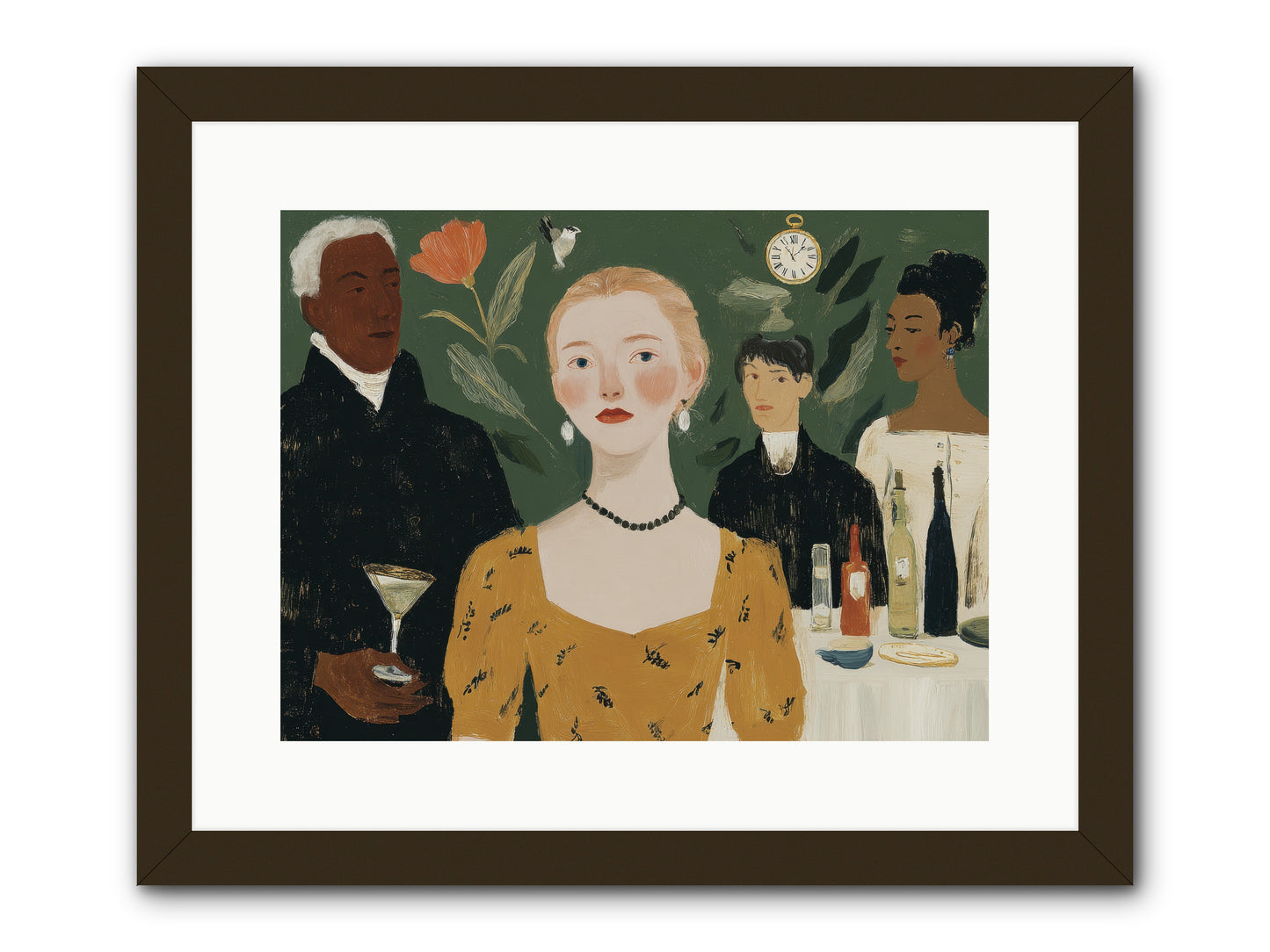 Curious Minds -- Framed Print - Black 16x12