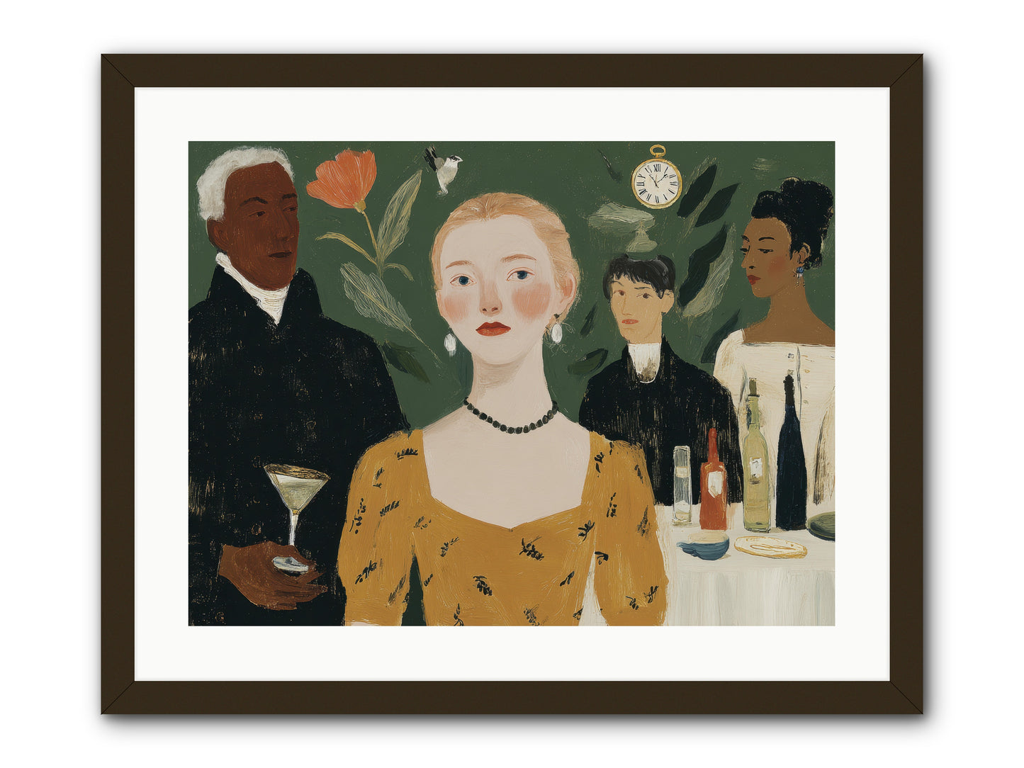 Curious Minds -- Framed Print - Black 24x18