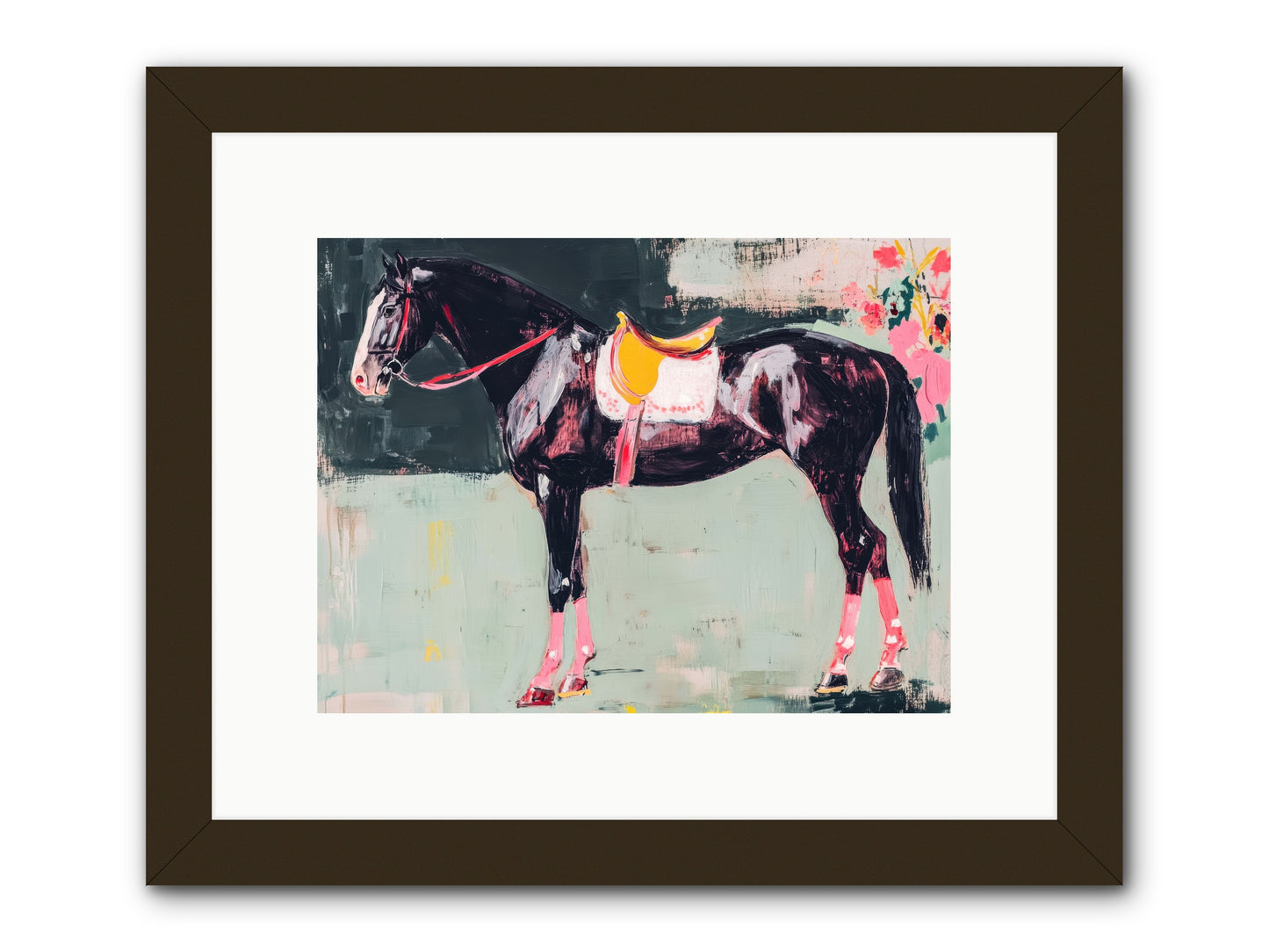 Curious Quest -- Framed Print - Black 12x9