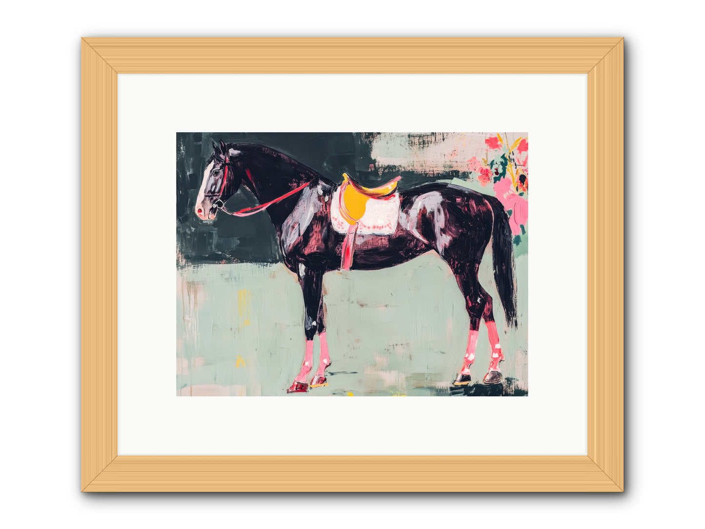 Curious Quest -- Framed Print - Natural 12x9