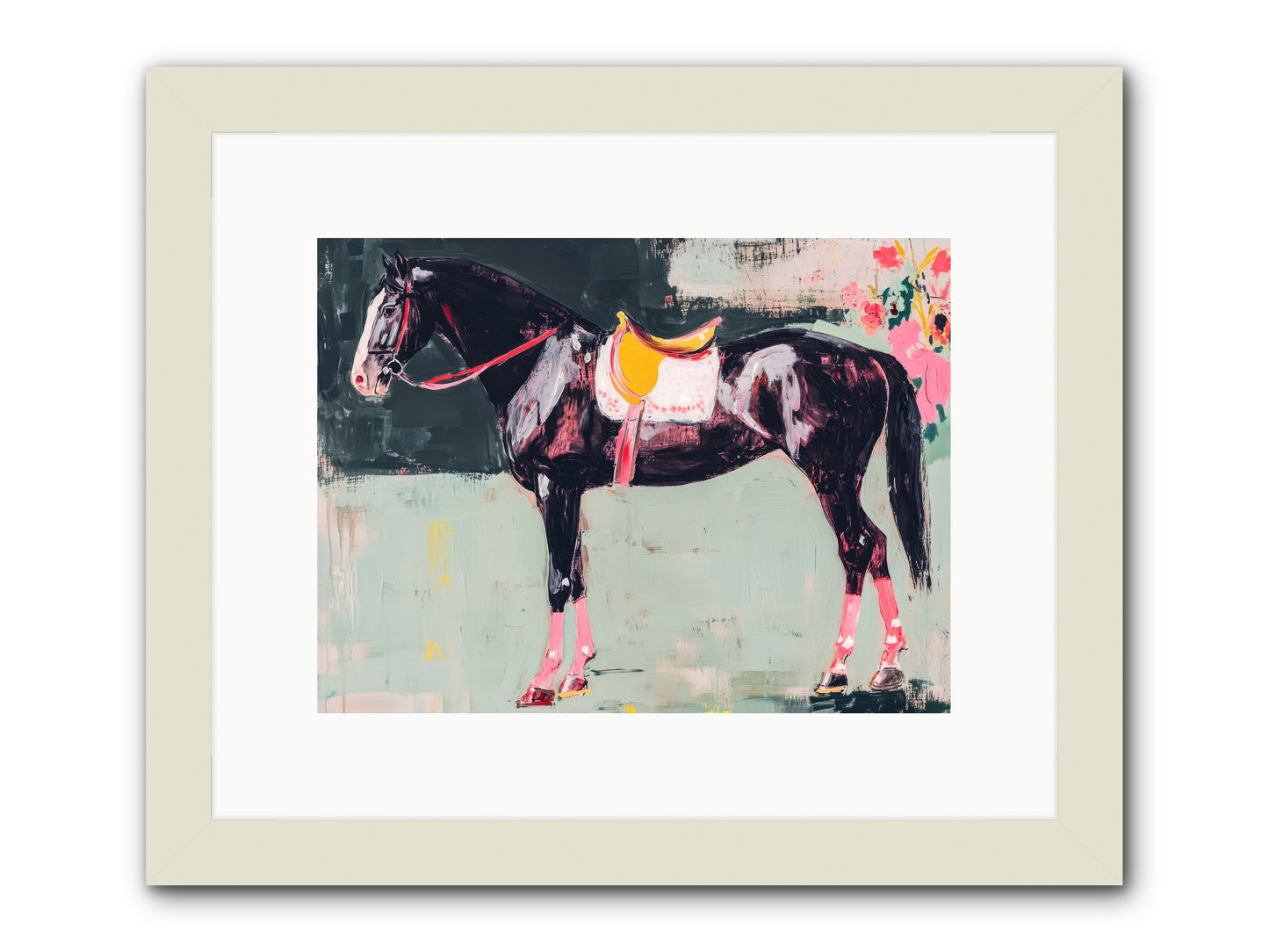 Curious Quest -- Framed Print - White 12x9