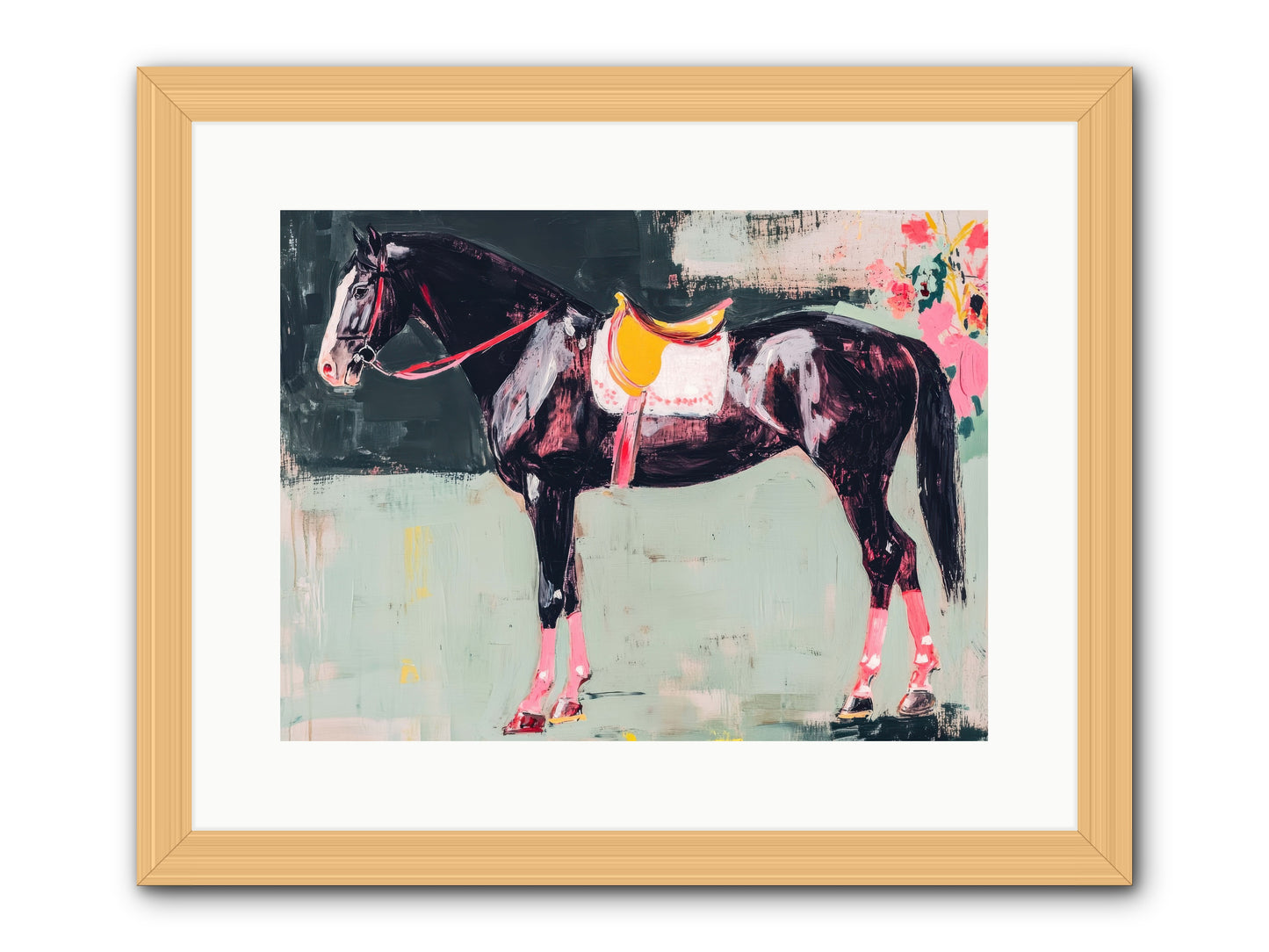 Curious Quest -- Framed Print - Natural 16x12