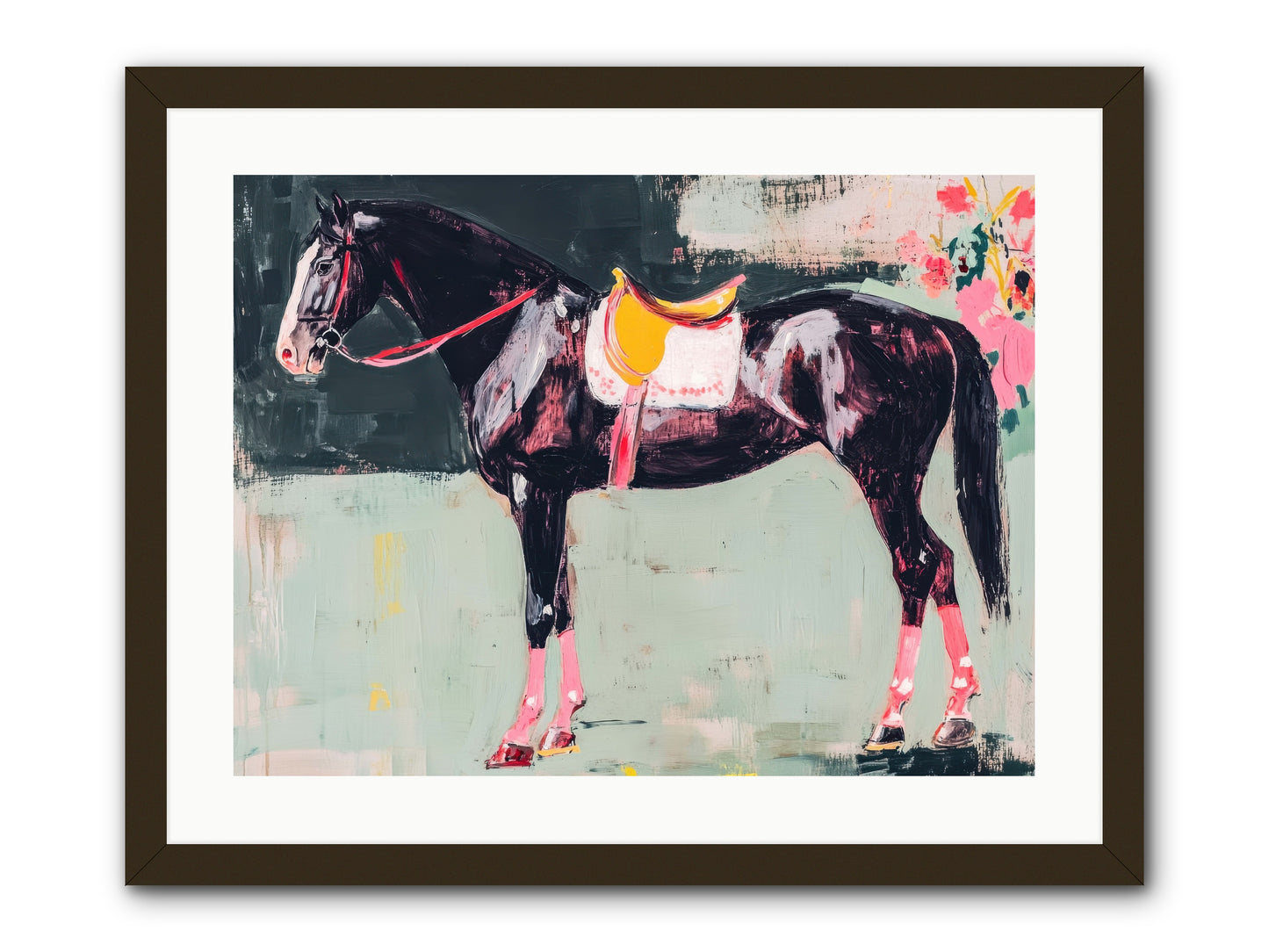 Curious Quest -- Framed Print - Black 24x18