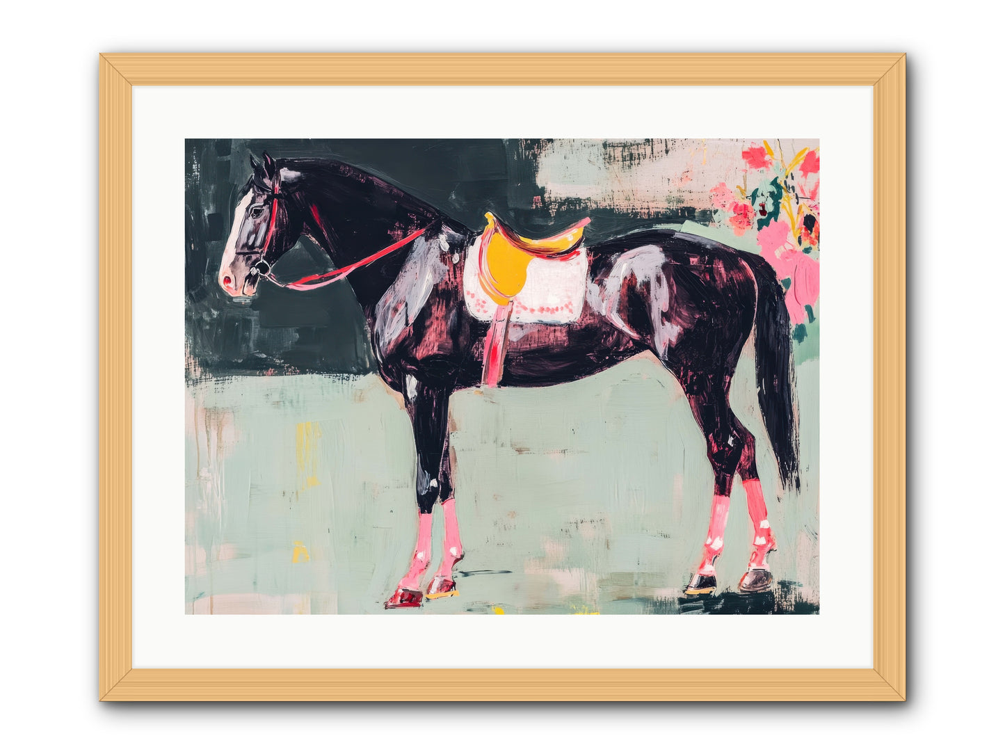 Curious Quest -- Framed Print - Natural 24x18