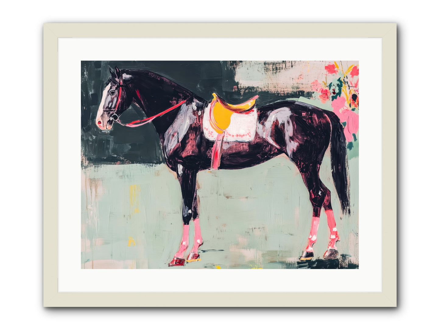 Curious Quest -- Framed Print - White 24x18