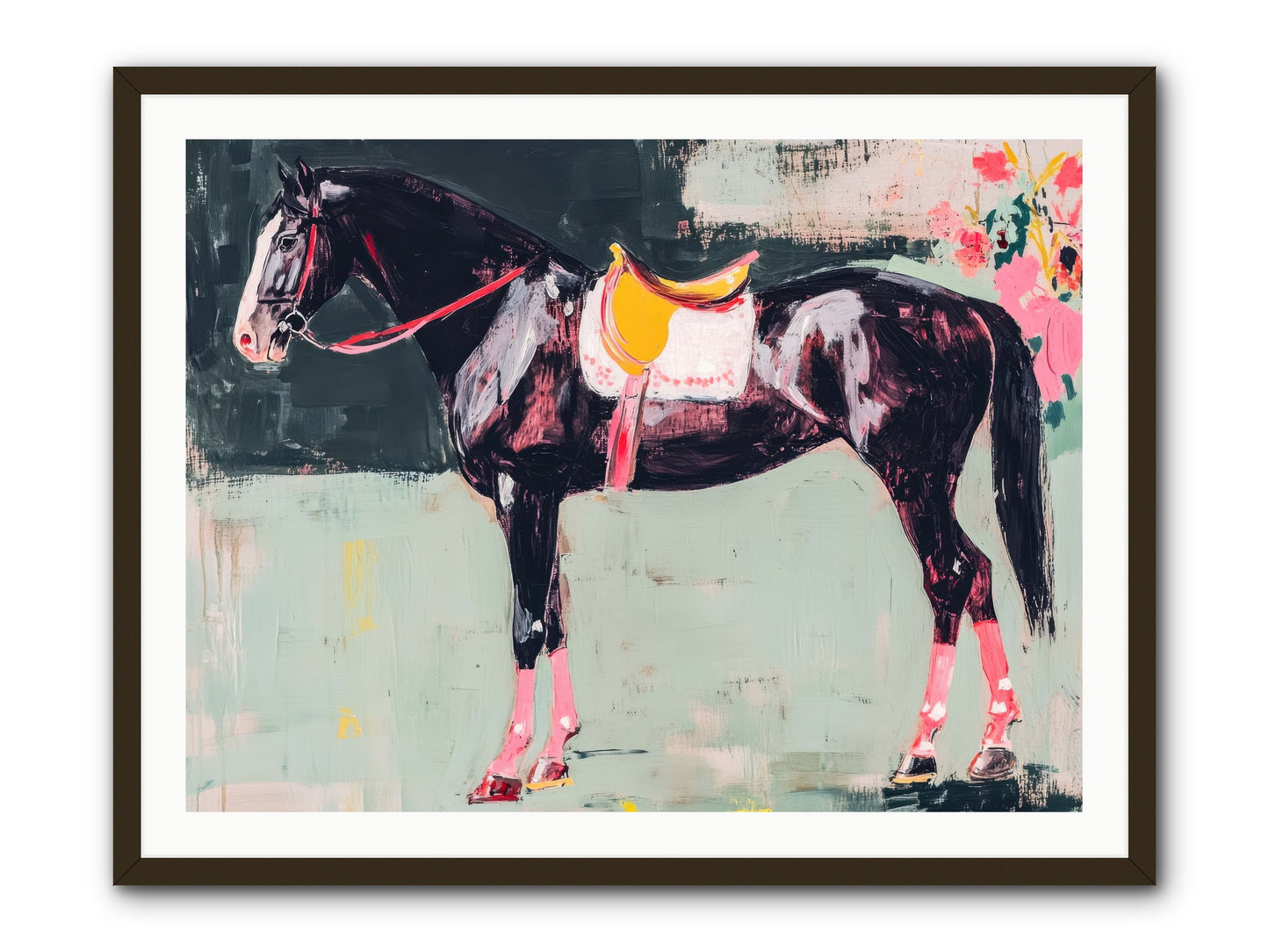 Curious Quest -- Framed Print - Black 40x30