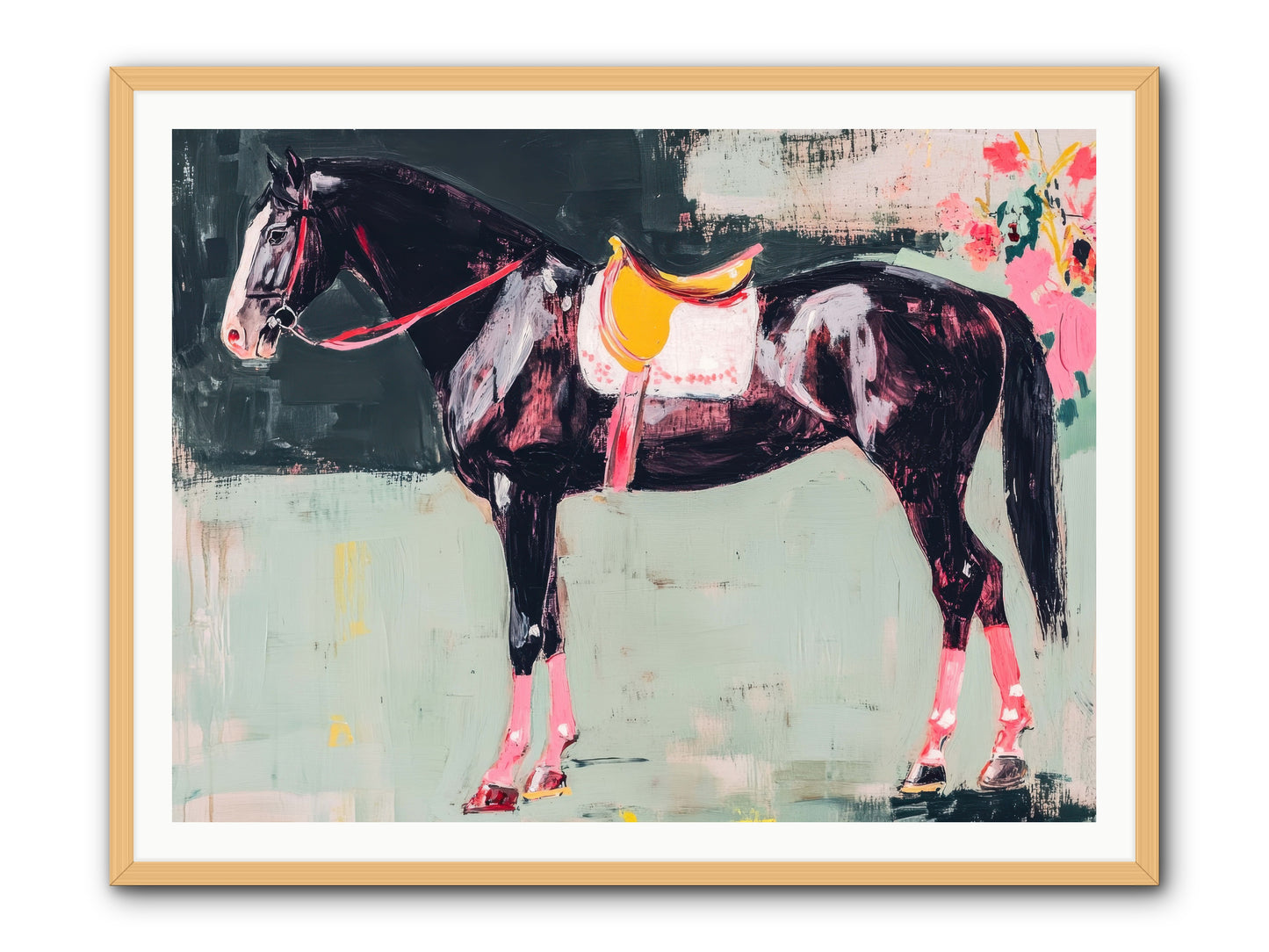 Curious Quest -- Framed Print - Natural 48x36