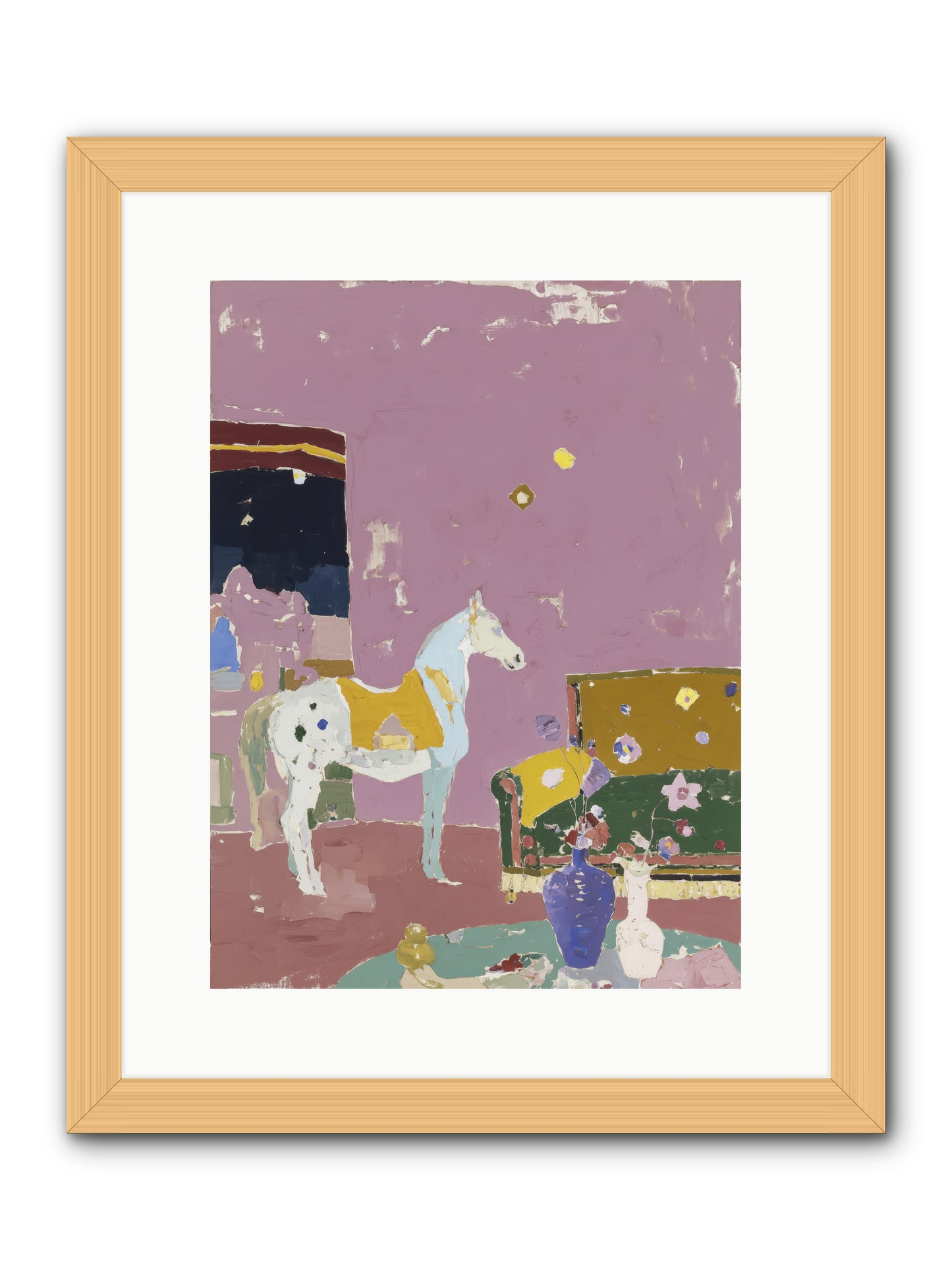 Current Mood -- Framed Print - Natural 12x16