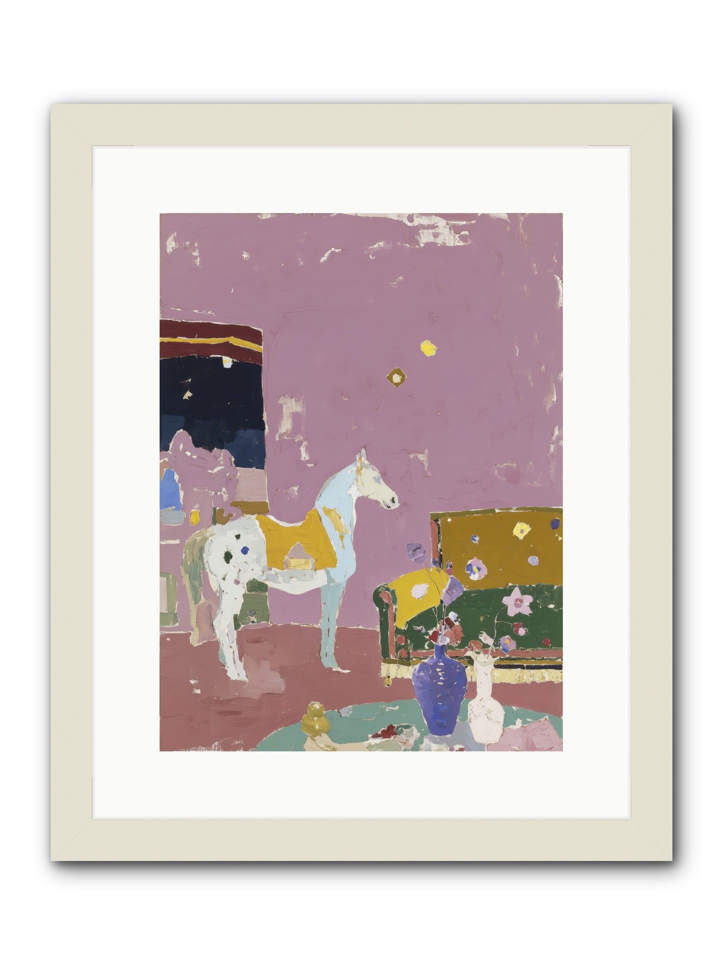 Current Mood -- Framed Print - White 12x16