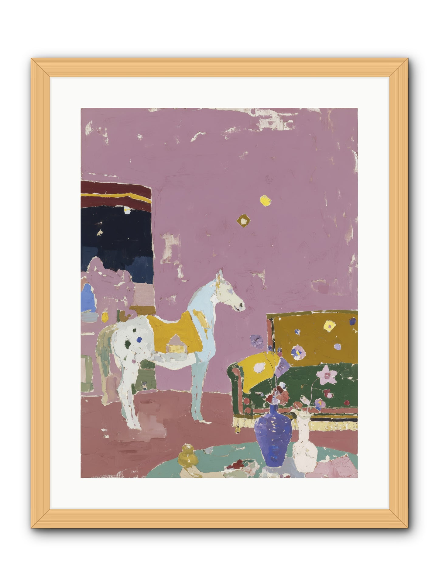 Current Mood -- Framed Print - Natural 18x24