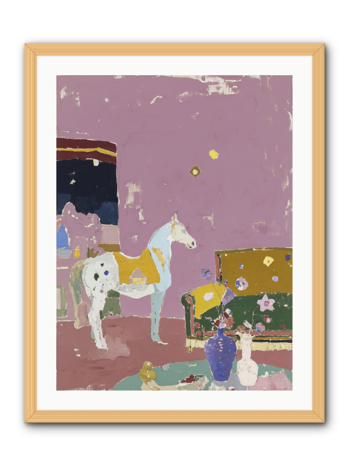 Current Mood -- Framed Print - Natural 24x32
