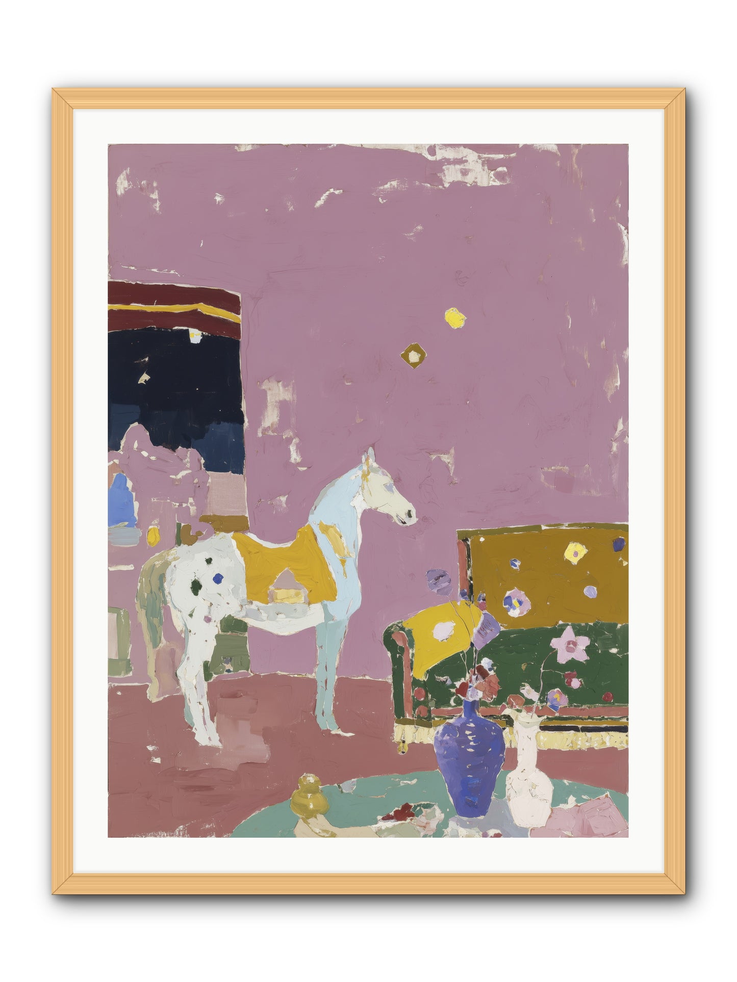 Current Mood -- Framed Print - Natural 30x40