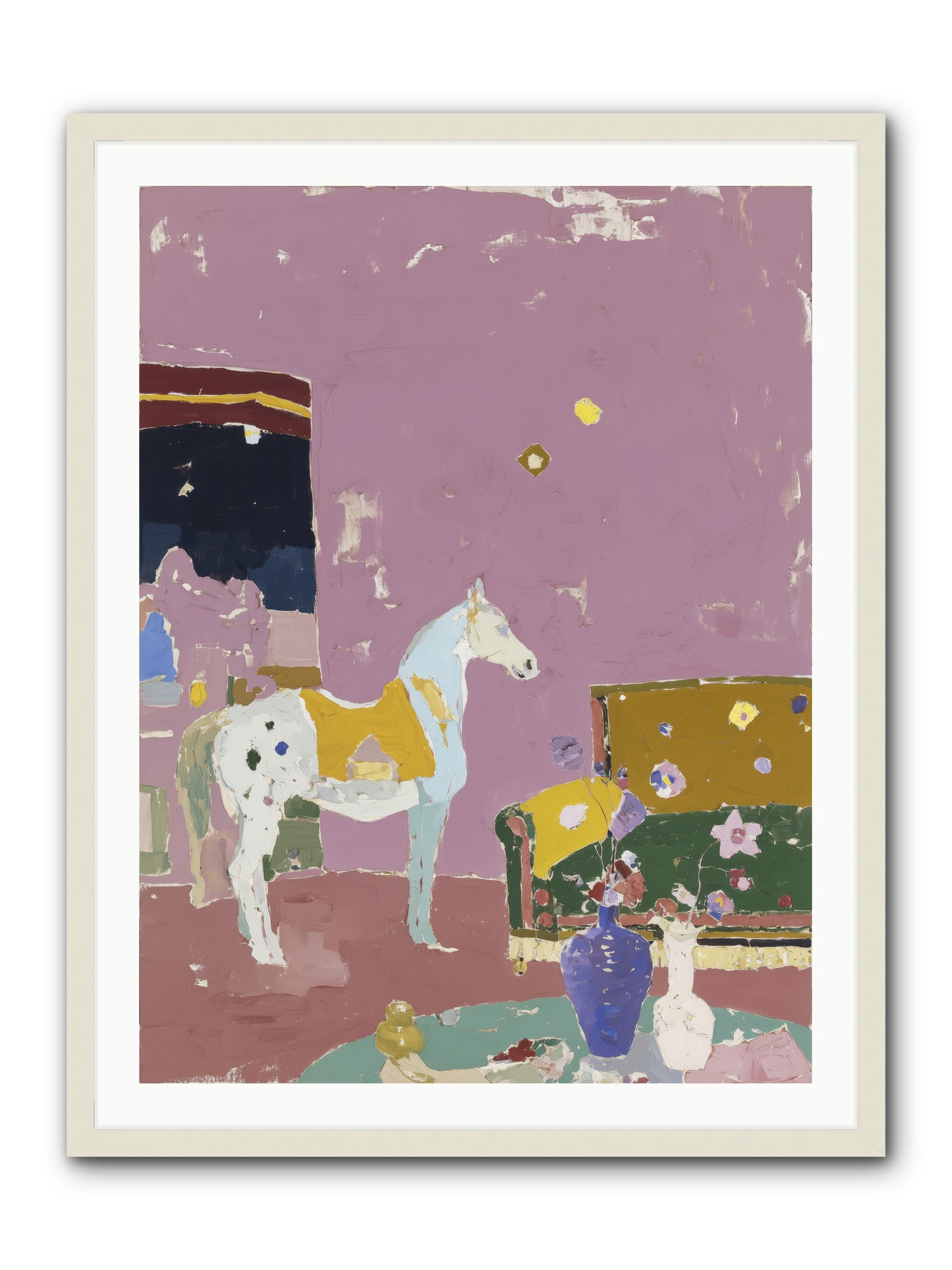 Current Mood -- Framed Print - White 30x40