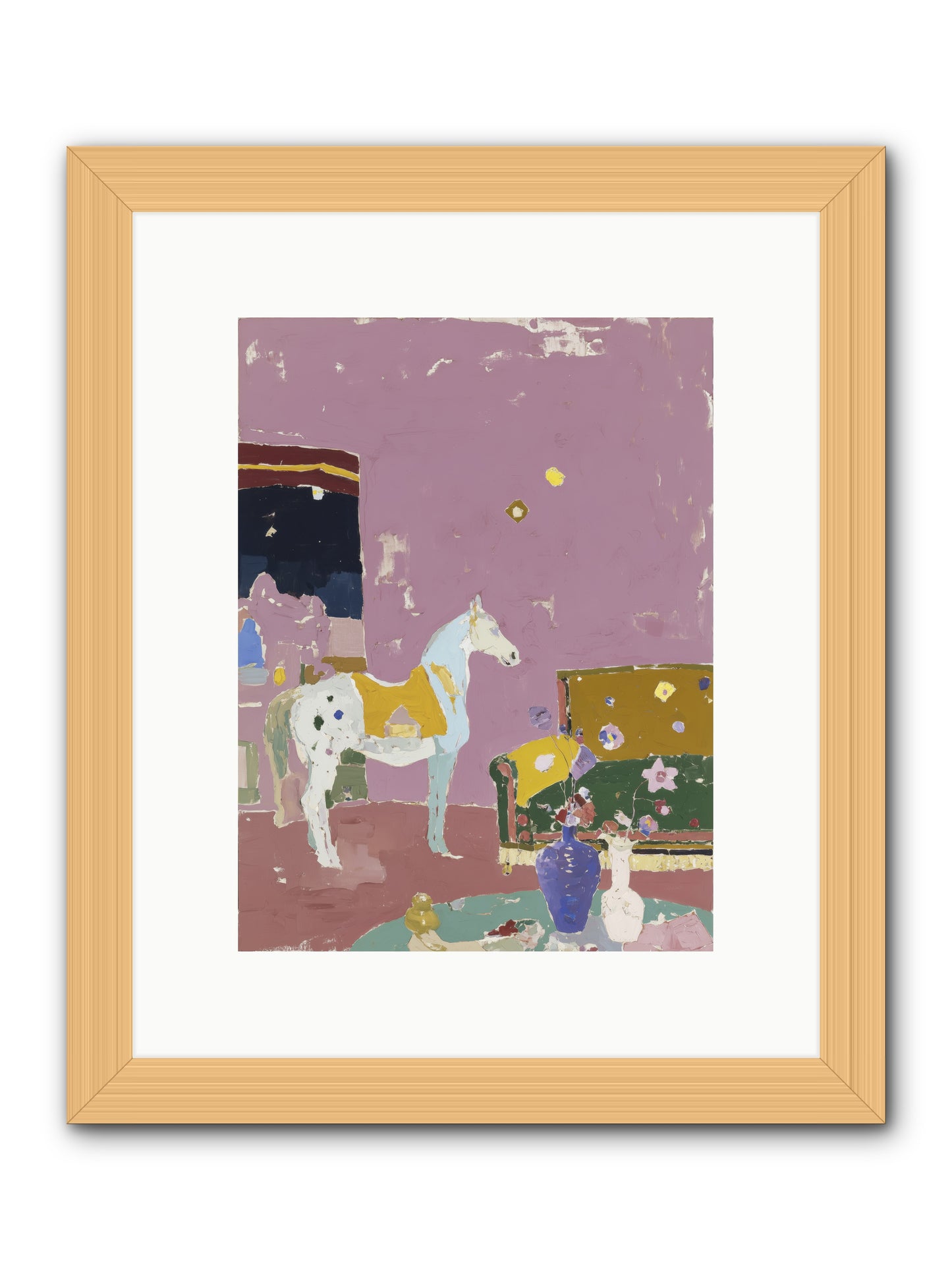 Current Mood -- Framed Print - Natural 9x12