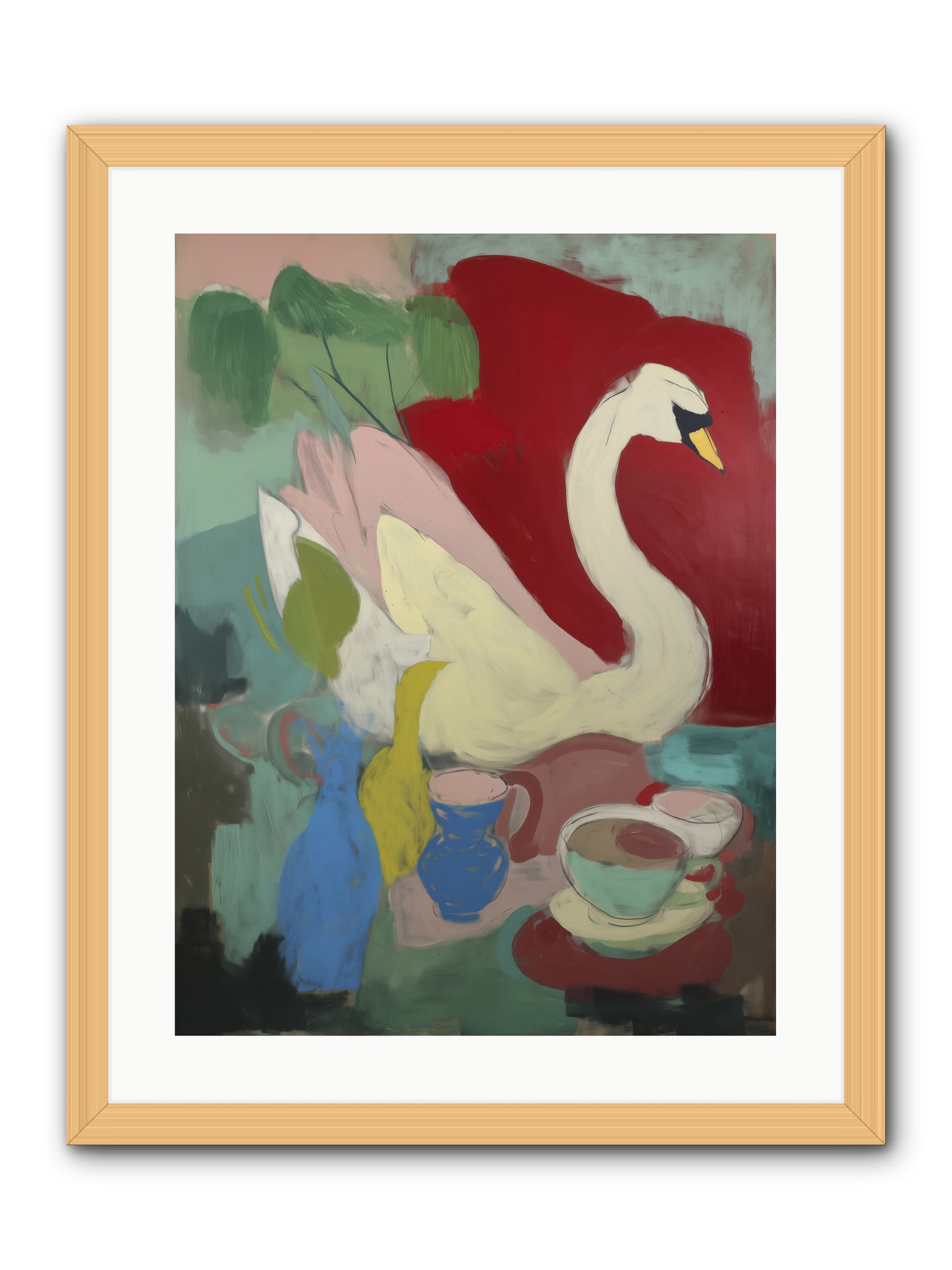 Currents Call -- Framed Print - Natural 18x24