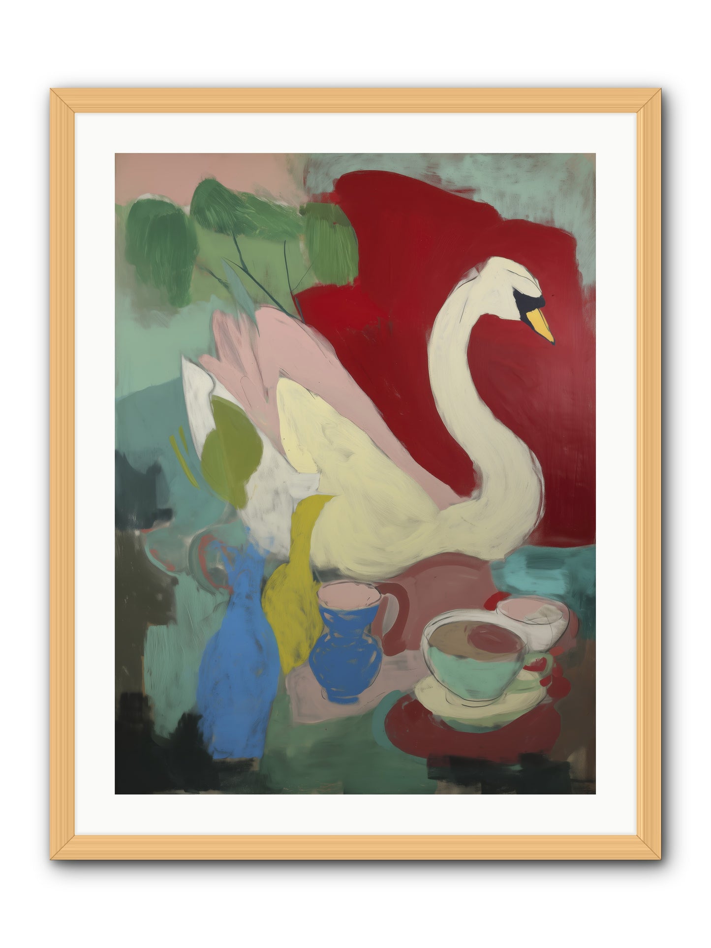 Currents Call -- Framed Print - Natural 24x32