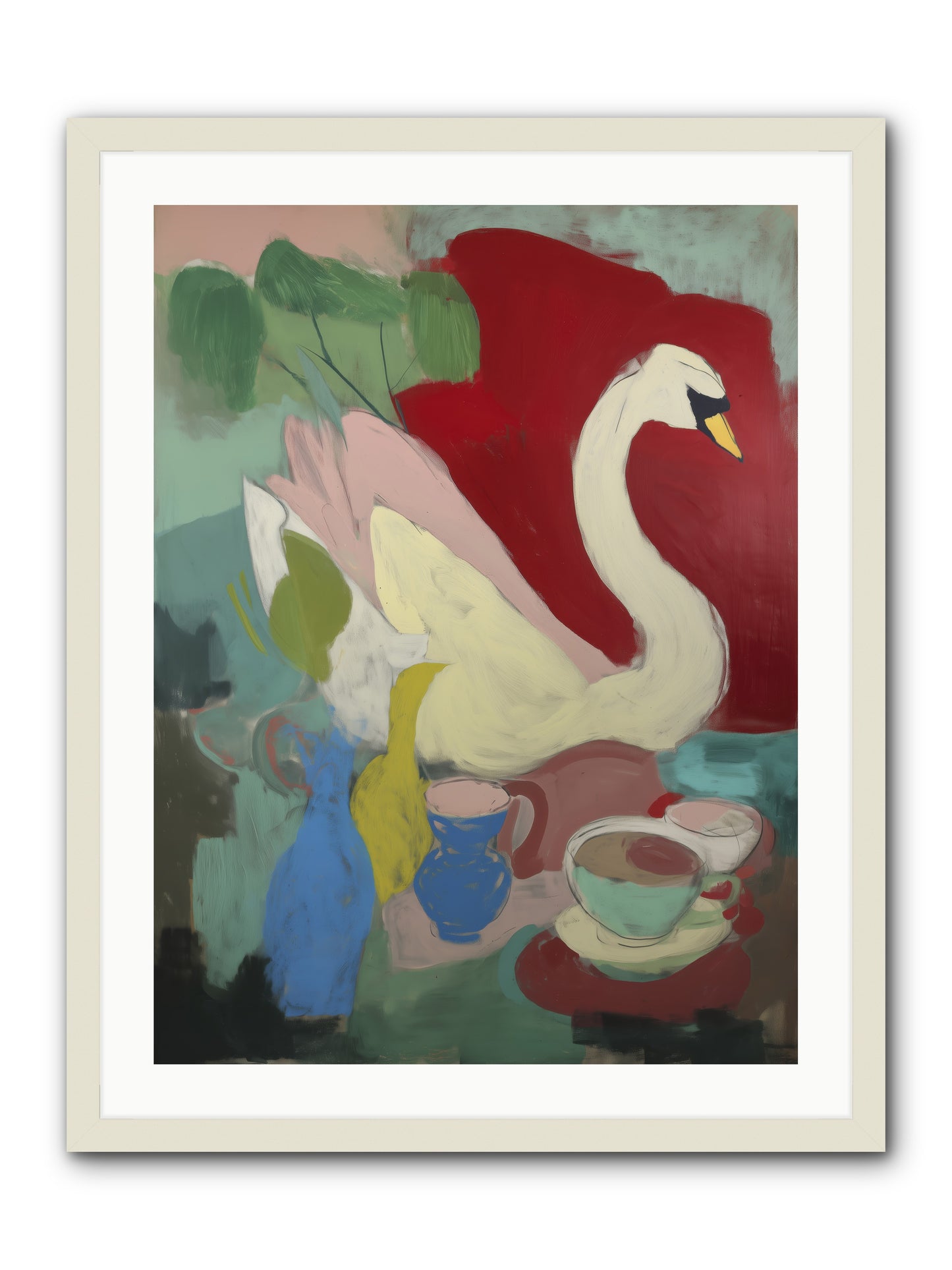 Currents Call -- Framed Print - White 24x32