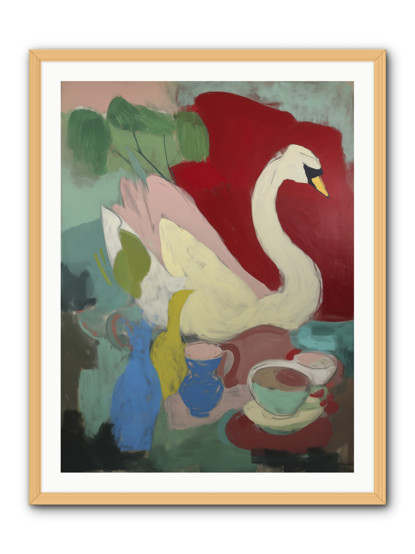 Currents Call -- Framed Print - Natural 30x40