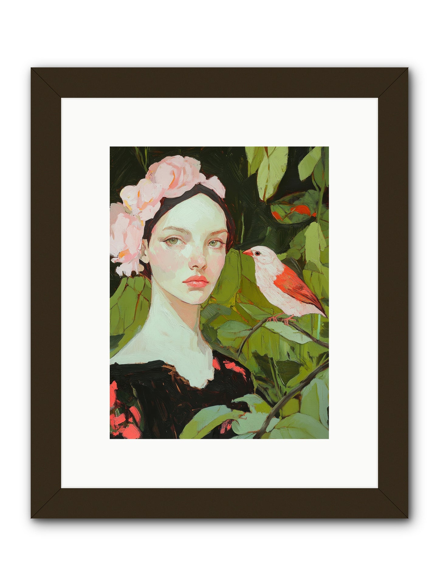 Currents Of Memory -- Framed Print - Black 9x12
