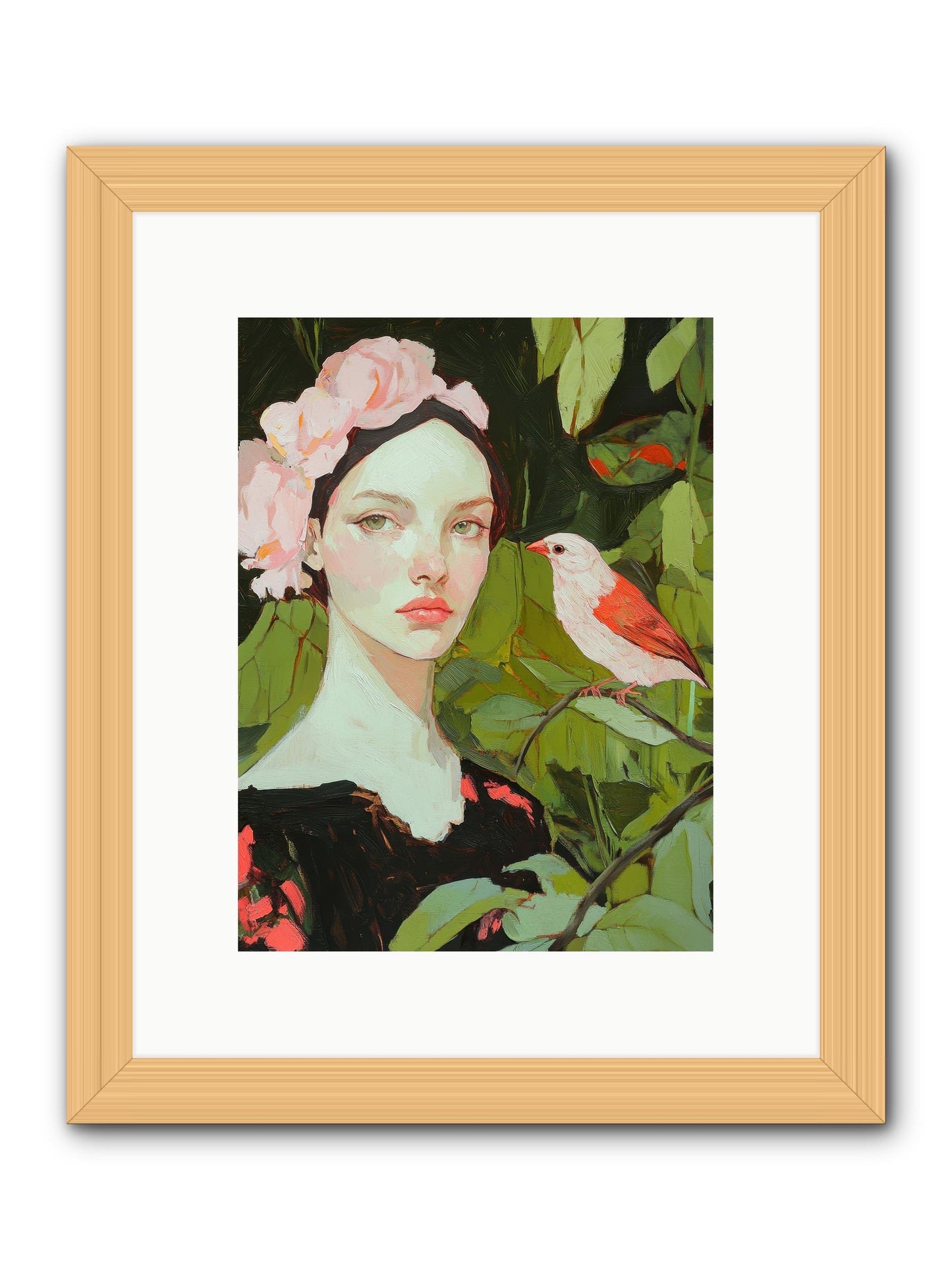 Currents Of Memory -- Framed Print - Natural 9x12