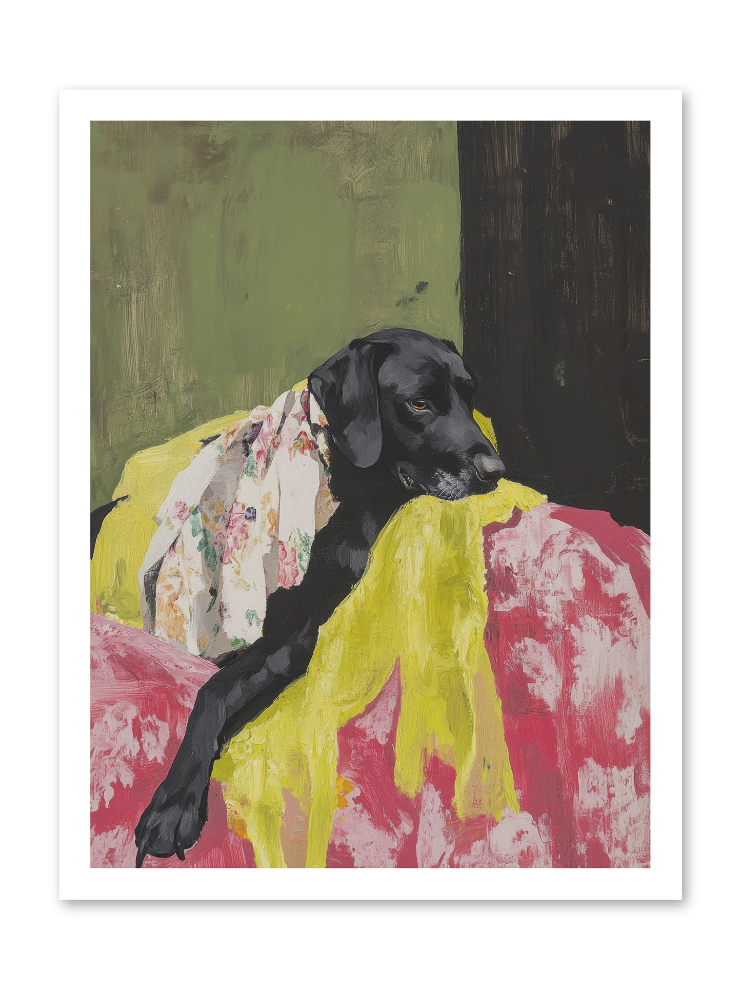 Dahlia -- Loose Canvas Print 18x24
