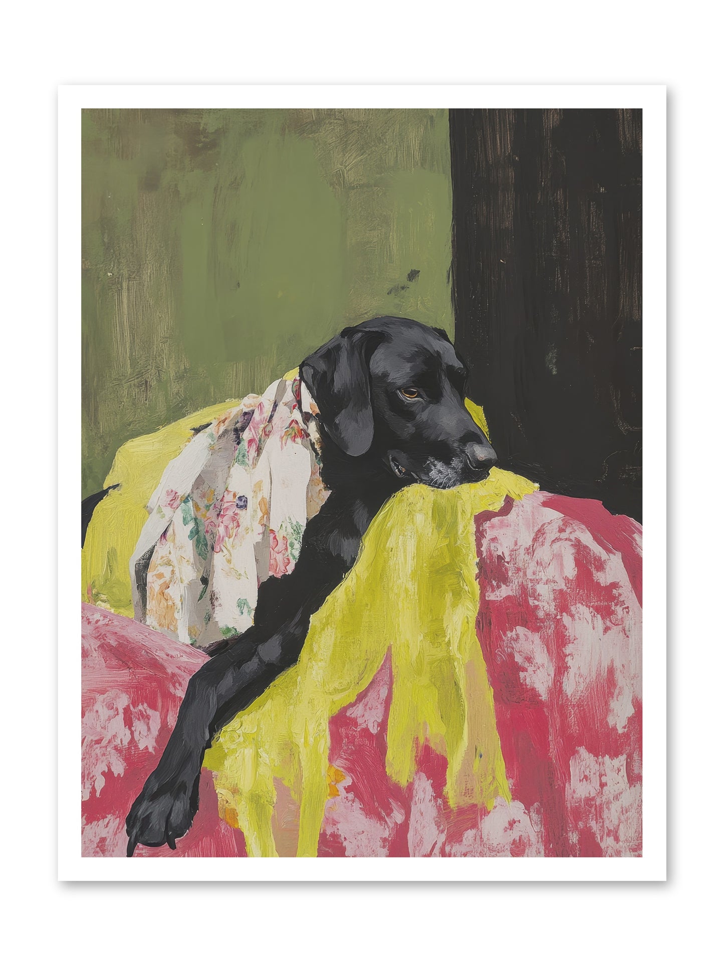 Dahlia -- Loose Canvas Print 24x32