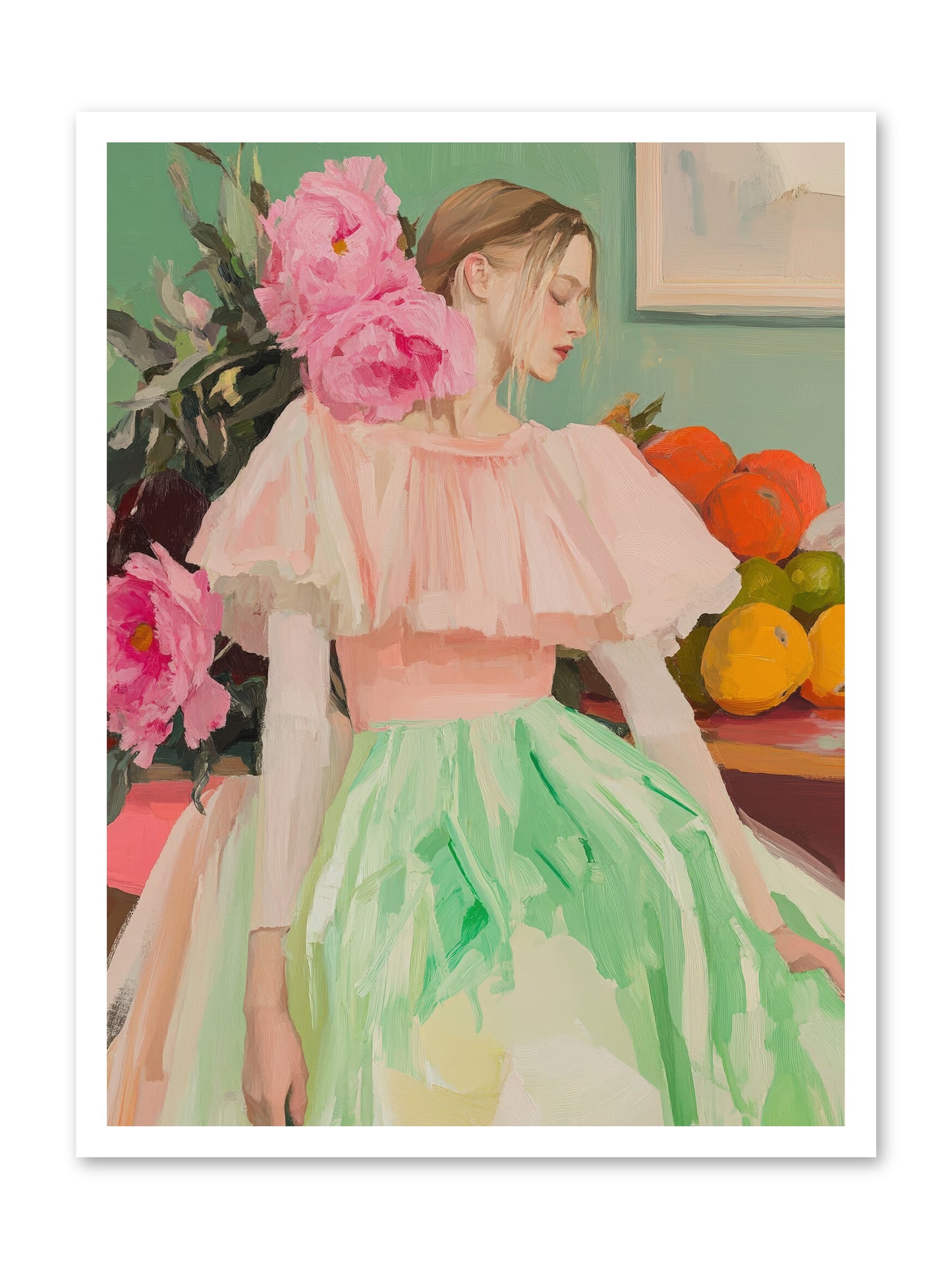 Dahlia Swan No.2-REZ -- Paper Print 24x32