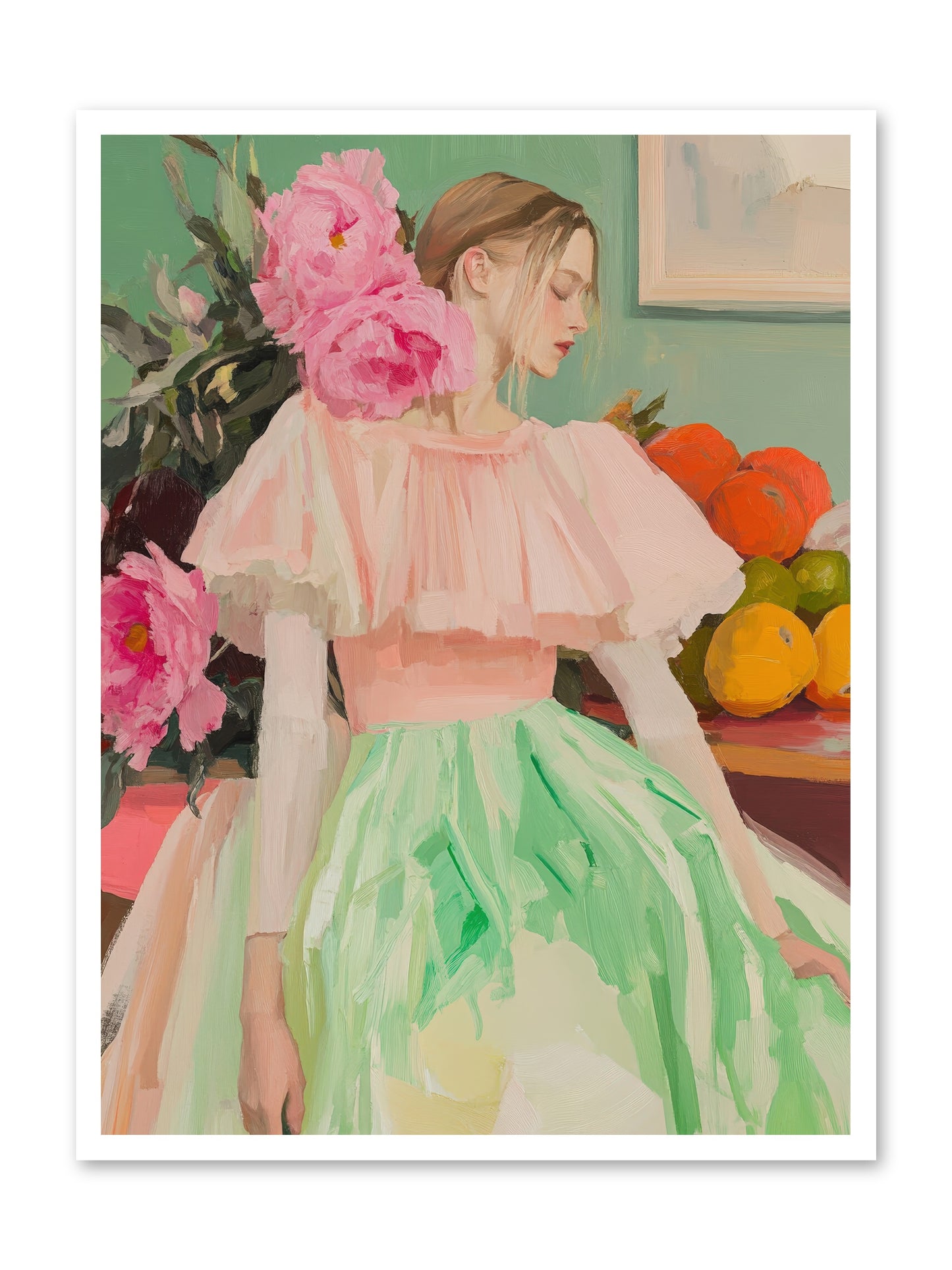 Dahlia Swan No.2-REZ -- Paper Print 30x40