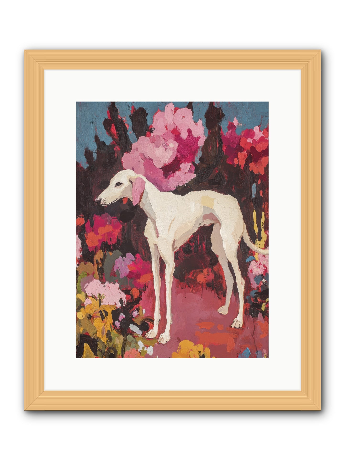 Daisy  -- Framed Print - Natural 12x16