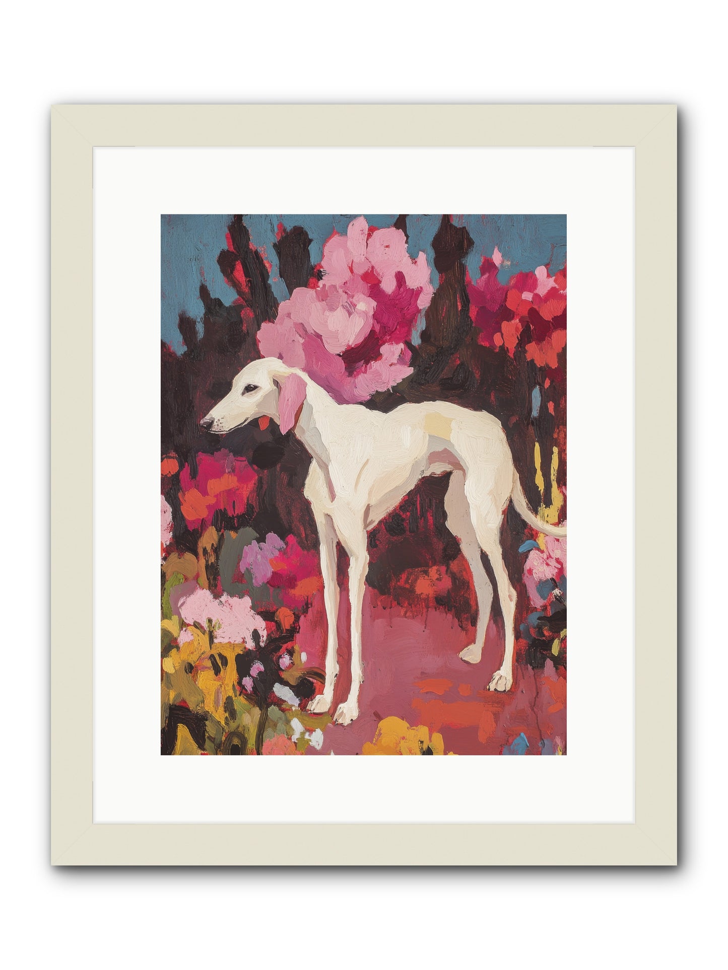 Daisy  -- Framed Print - White 12x16