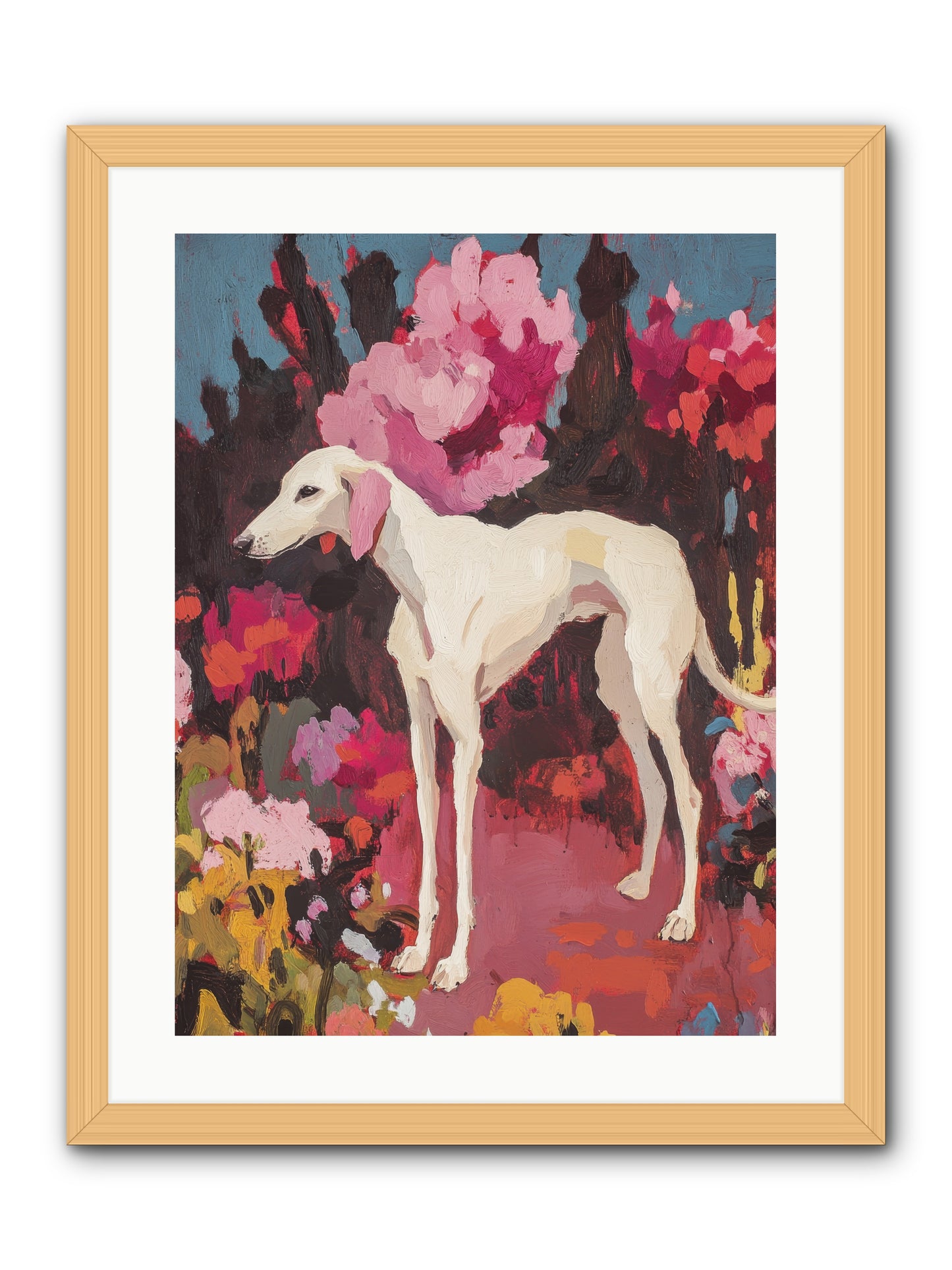 Daisy  -- Framed Print - Natural 18x24