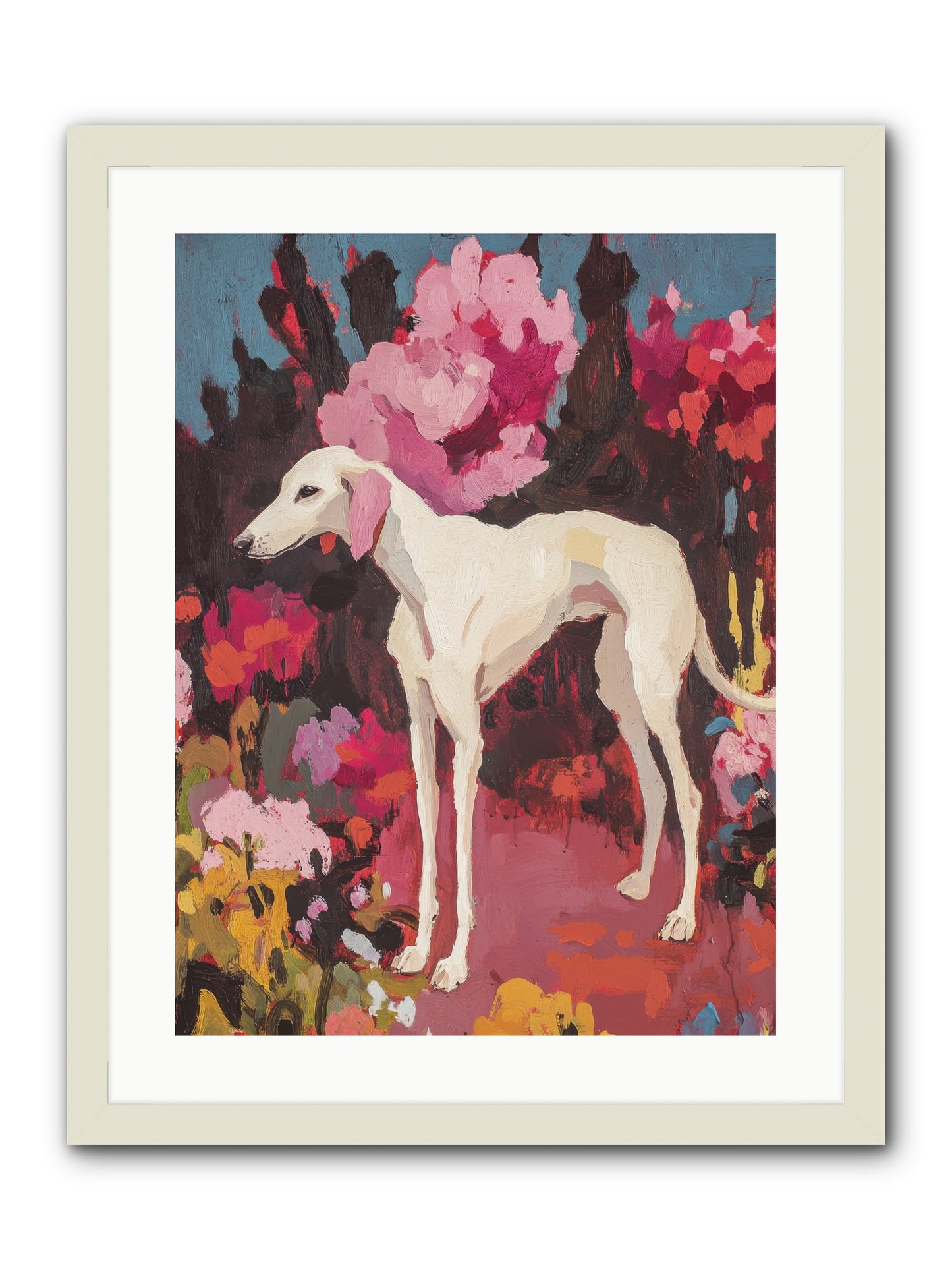 Daisy  -- Framed Print - White 18x24