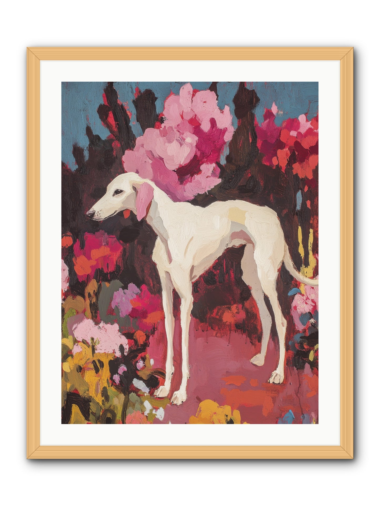 Daisy  -- Framed Print - Natural 24x32