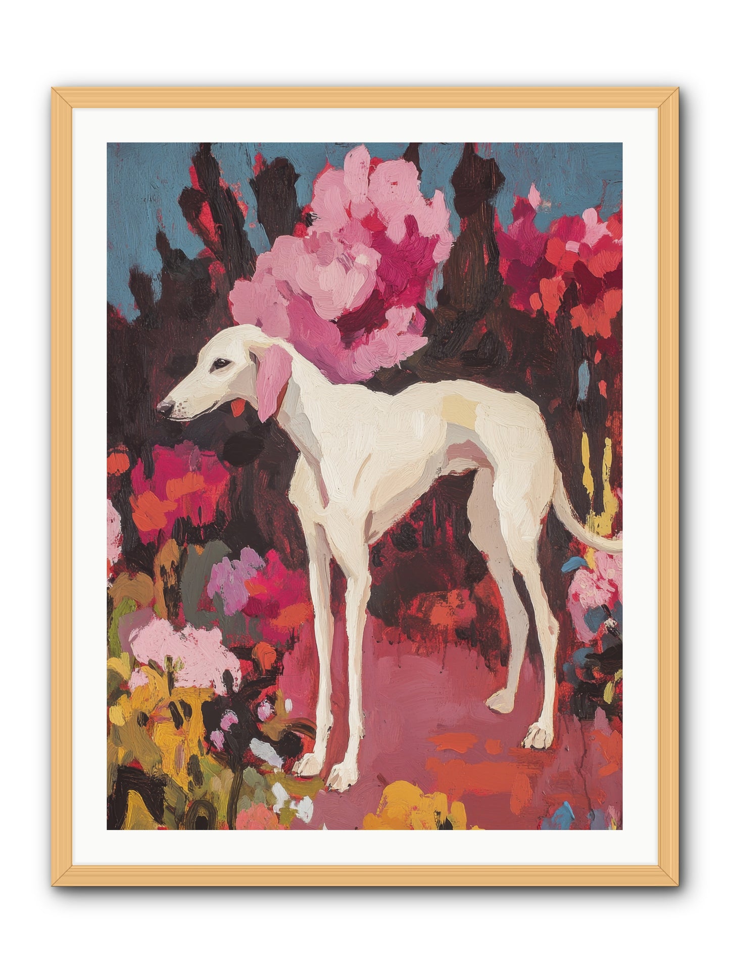 Daisy  -- Framed Print - Natural 30x40