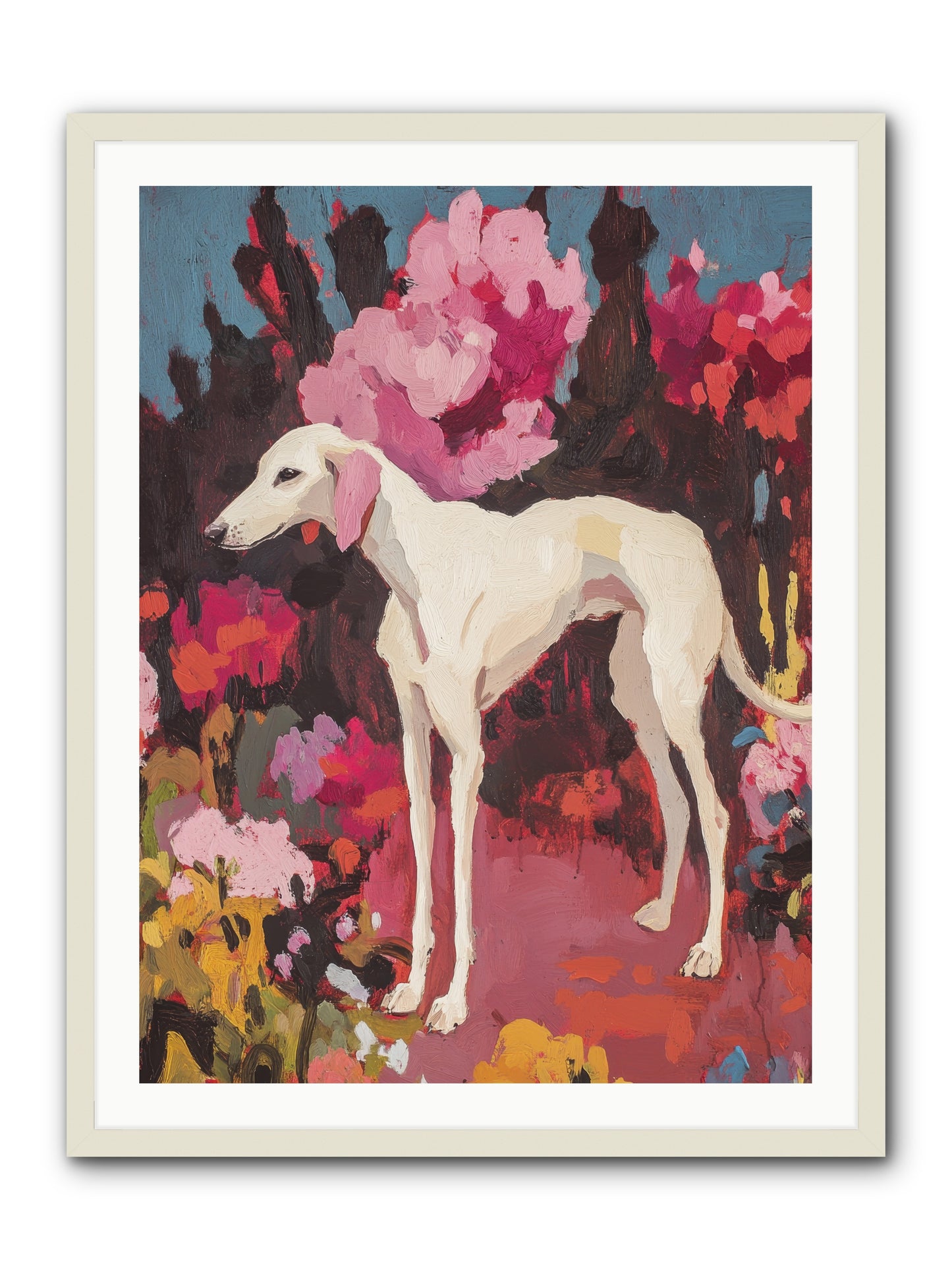 Daisy  -- Framed Print - White 30x40