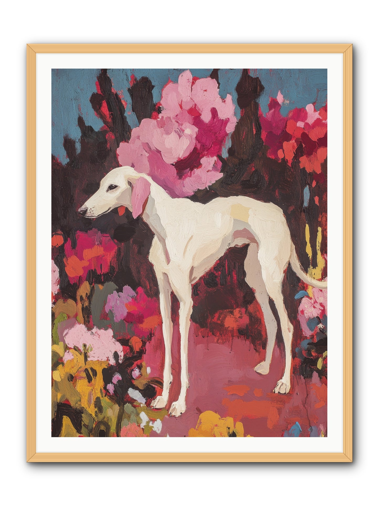 Daisy  -- Framed Print - Natural 36x48