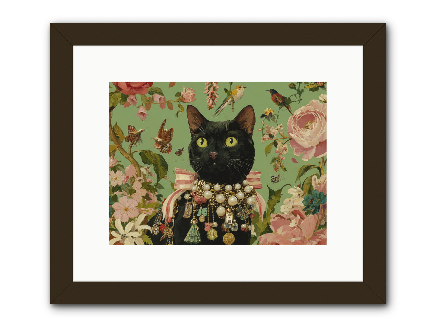 Daisy Whispers -- Framed Print - Black 12x9