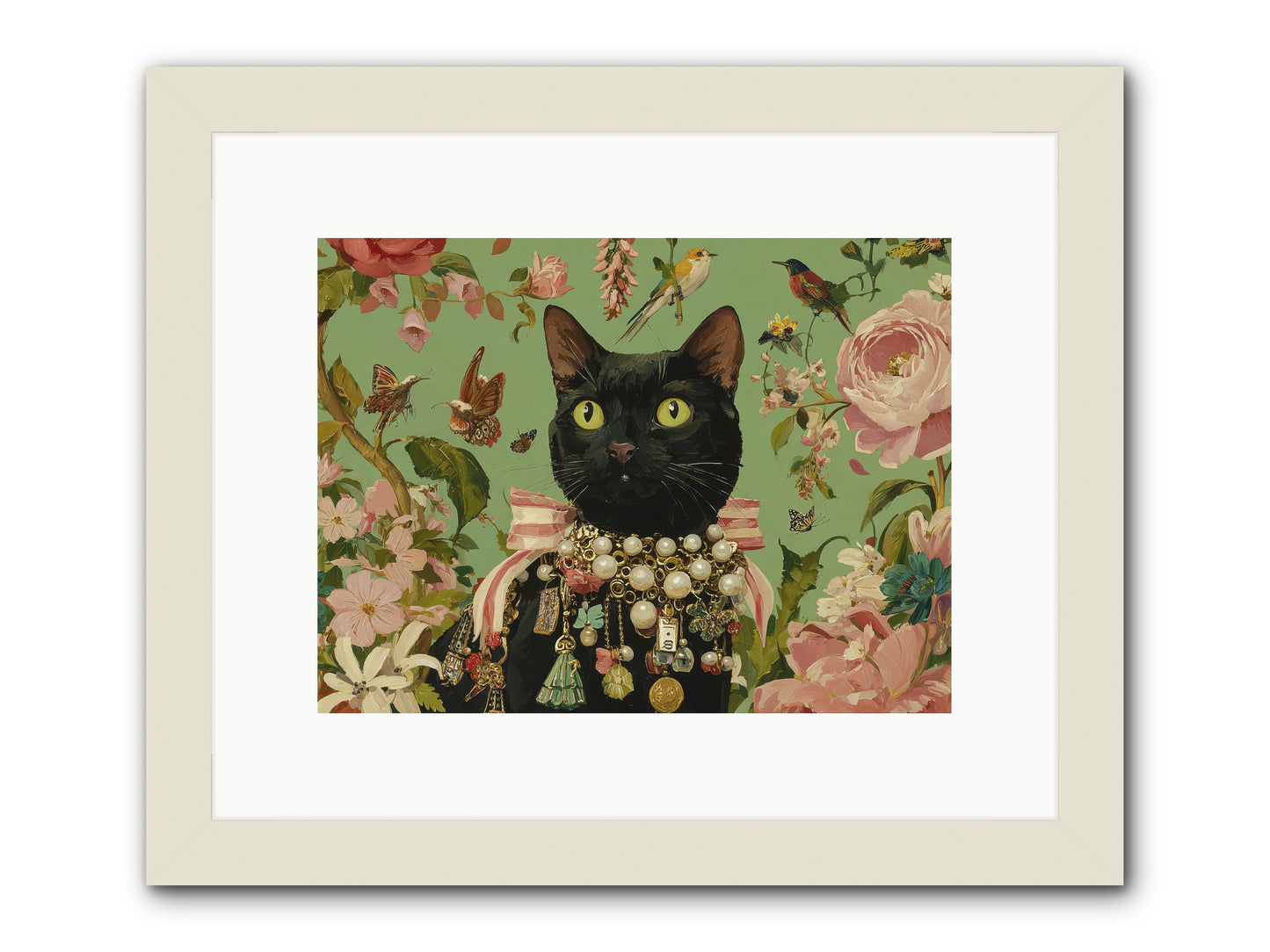 Daisy Whispers -- Framed Print - White 12x9