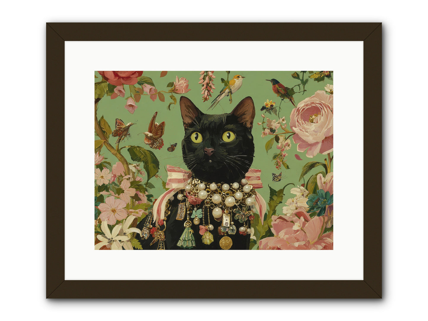 Daisy Whispers -- Framed Print - Black 16x12