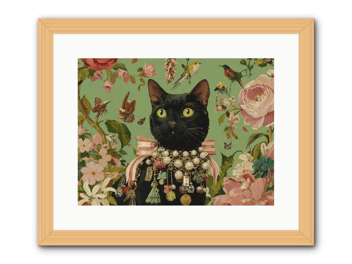 Daisy Whispers -- Framed Print - Natural 16x12