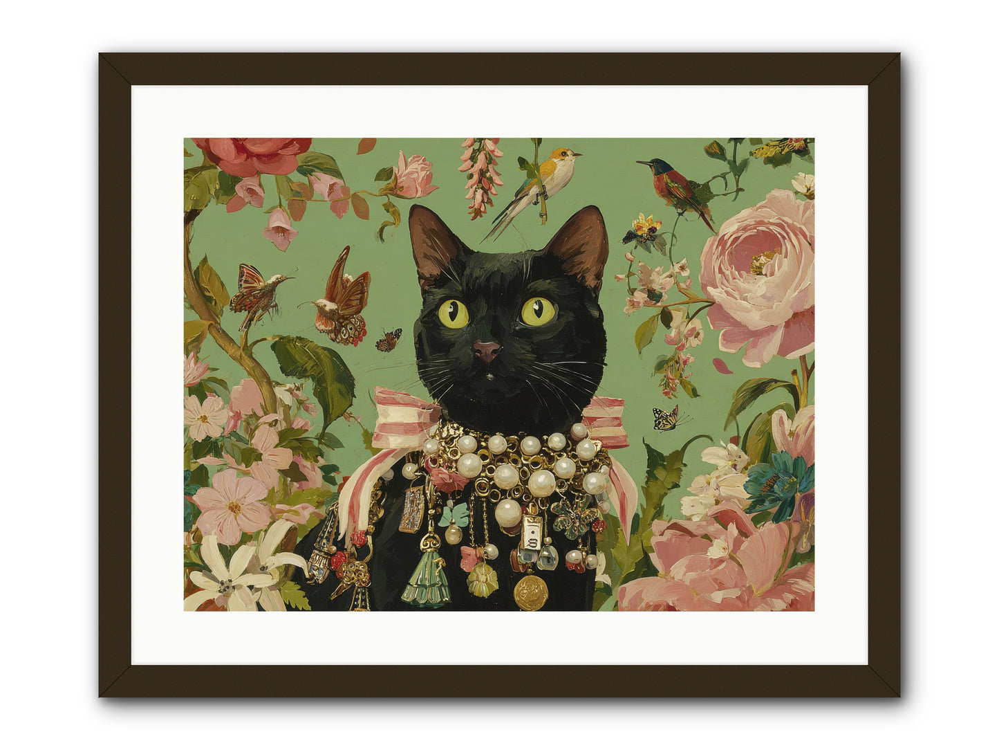 Daisy Whispers -- Framed Print - Black 24x18