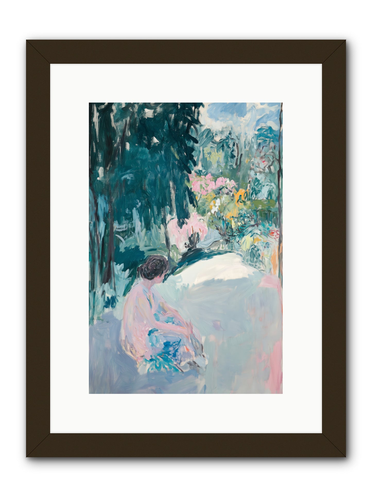 Dalliance -- Framed Print - Black 10x15