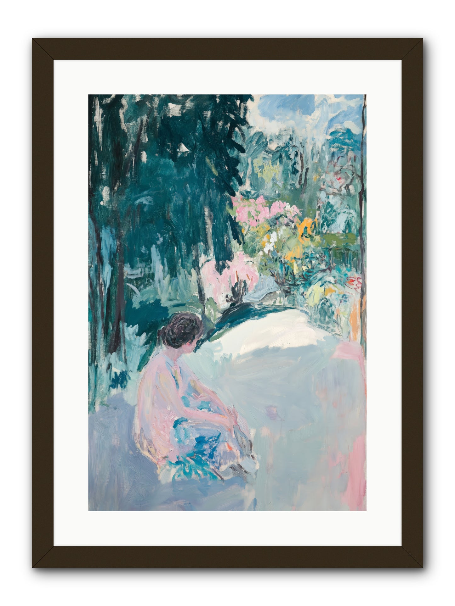 Dalliance -- Framed Print - Black 16x24