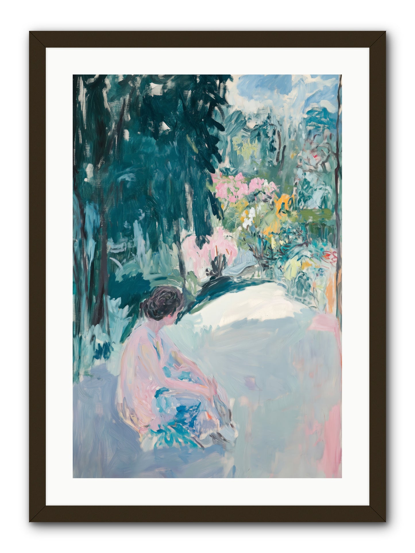 Dalliance -- Framed Print - Black 20x30