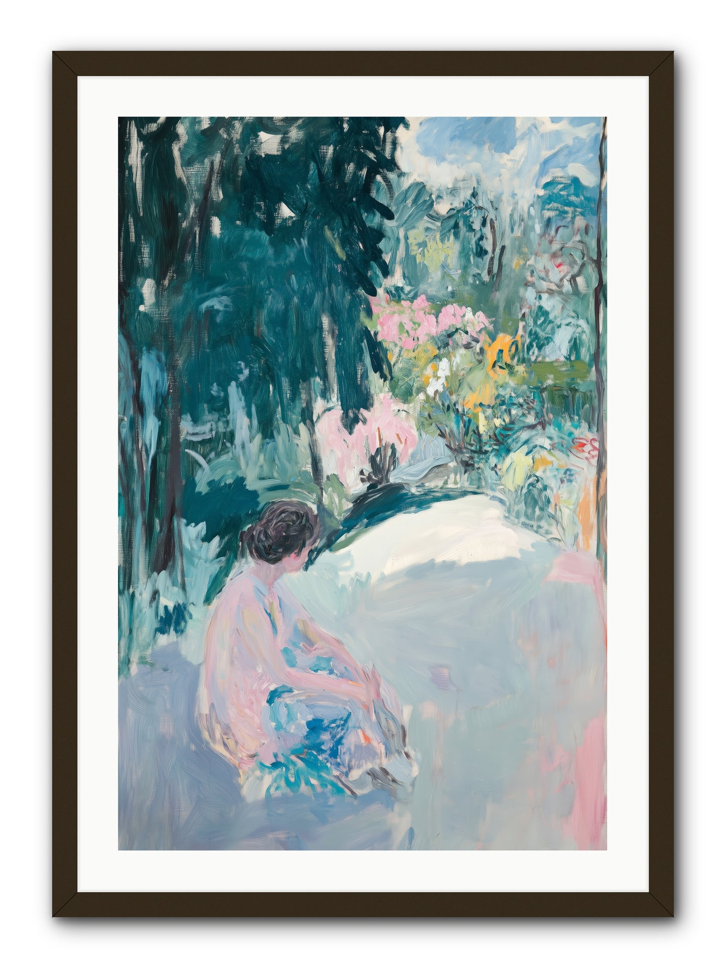 Dalliance -- Framed Print - Black 24x36