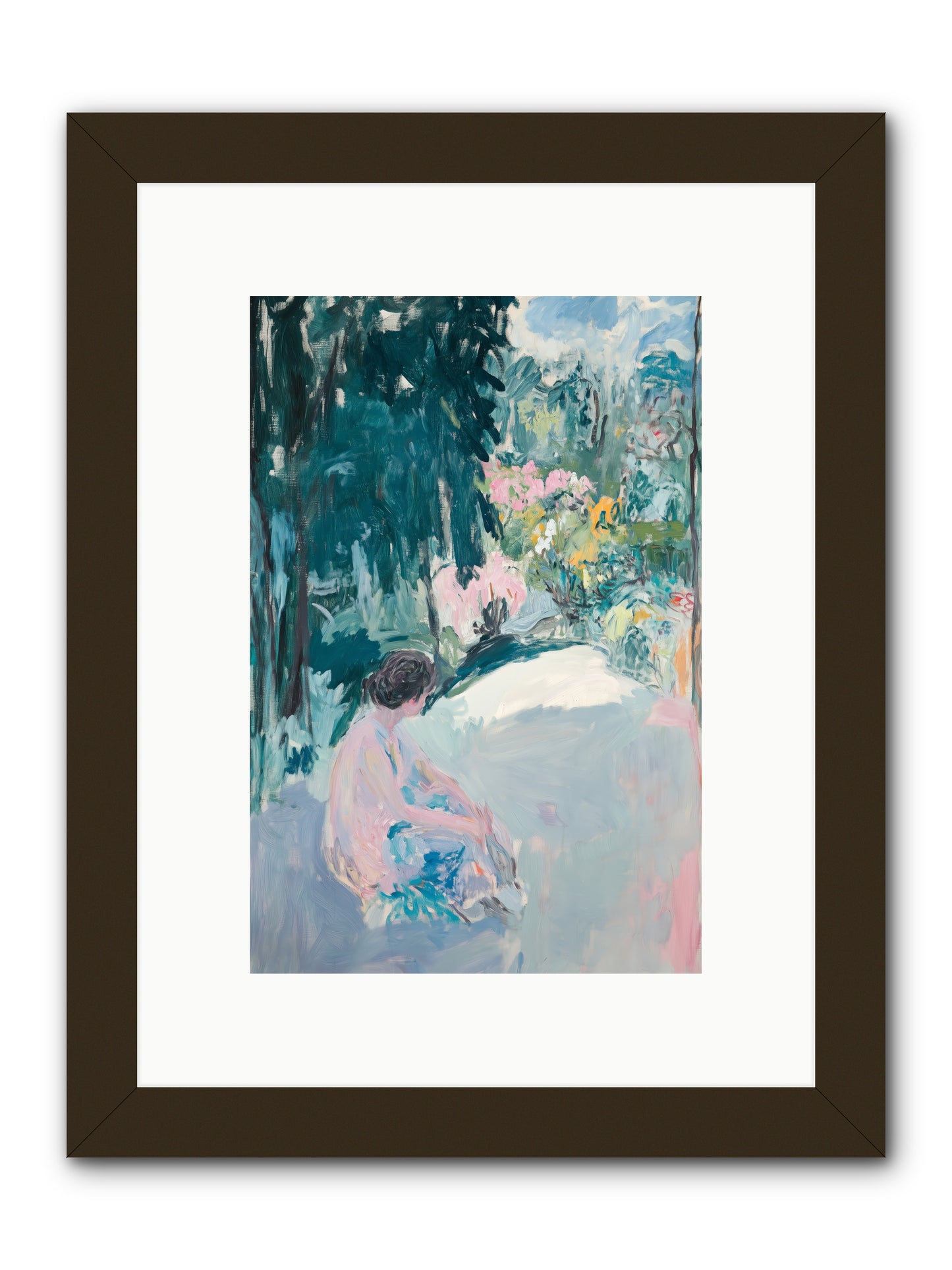 Dalliance -- Framed Print - Black 8x12
