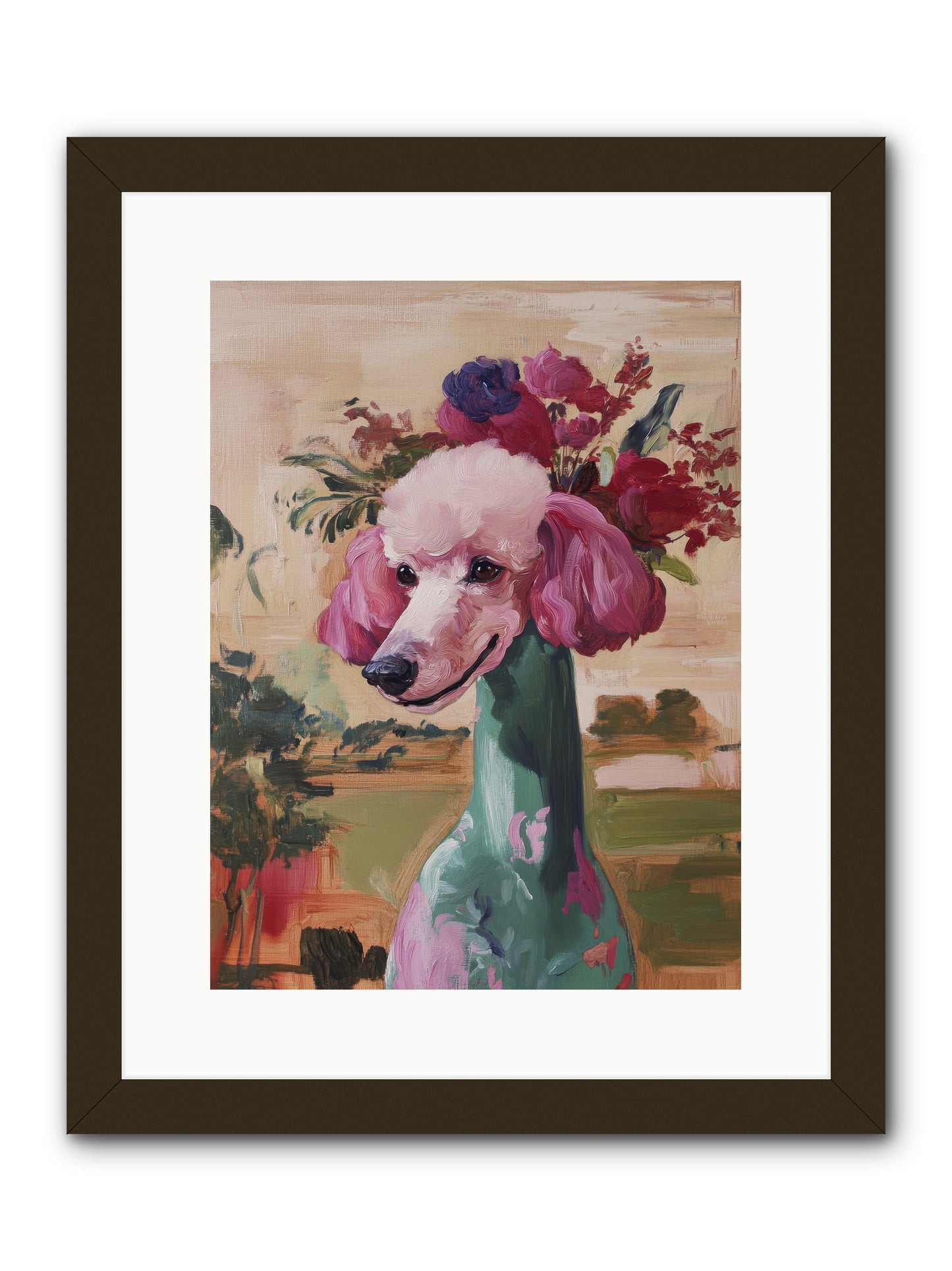 Dame Cordelia -- Framed Print - Black 12x16